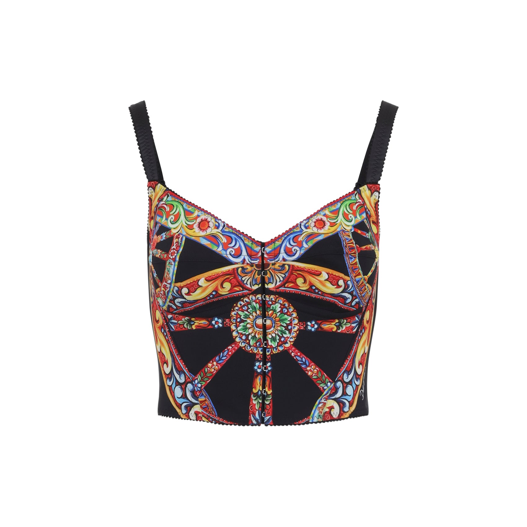 Dolce & Gabbana Charmeuse Carretto Top Women DOLCE & GABBANA