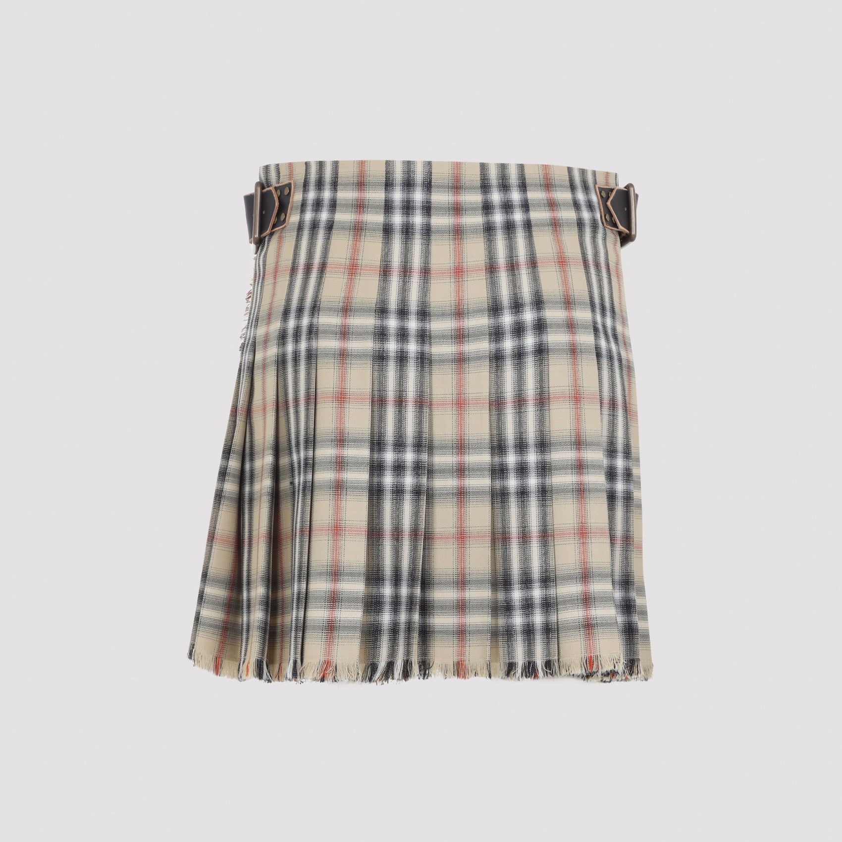 Burberry Check Wool Mini Kilt Women BURBERRY