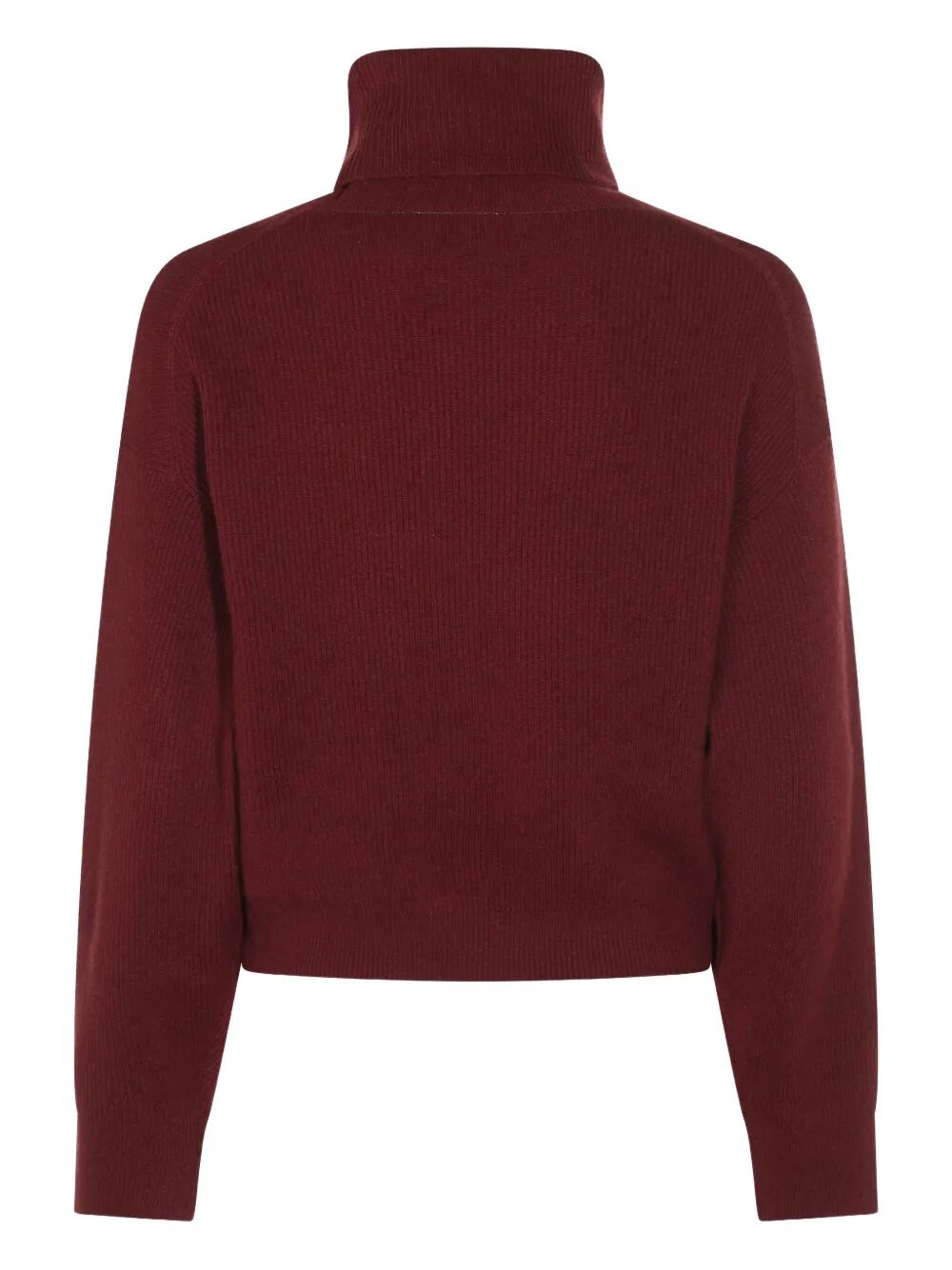 Brunello Cucinelli Women Cashmere Blend English Ribbed Turtleneck Sweater