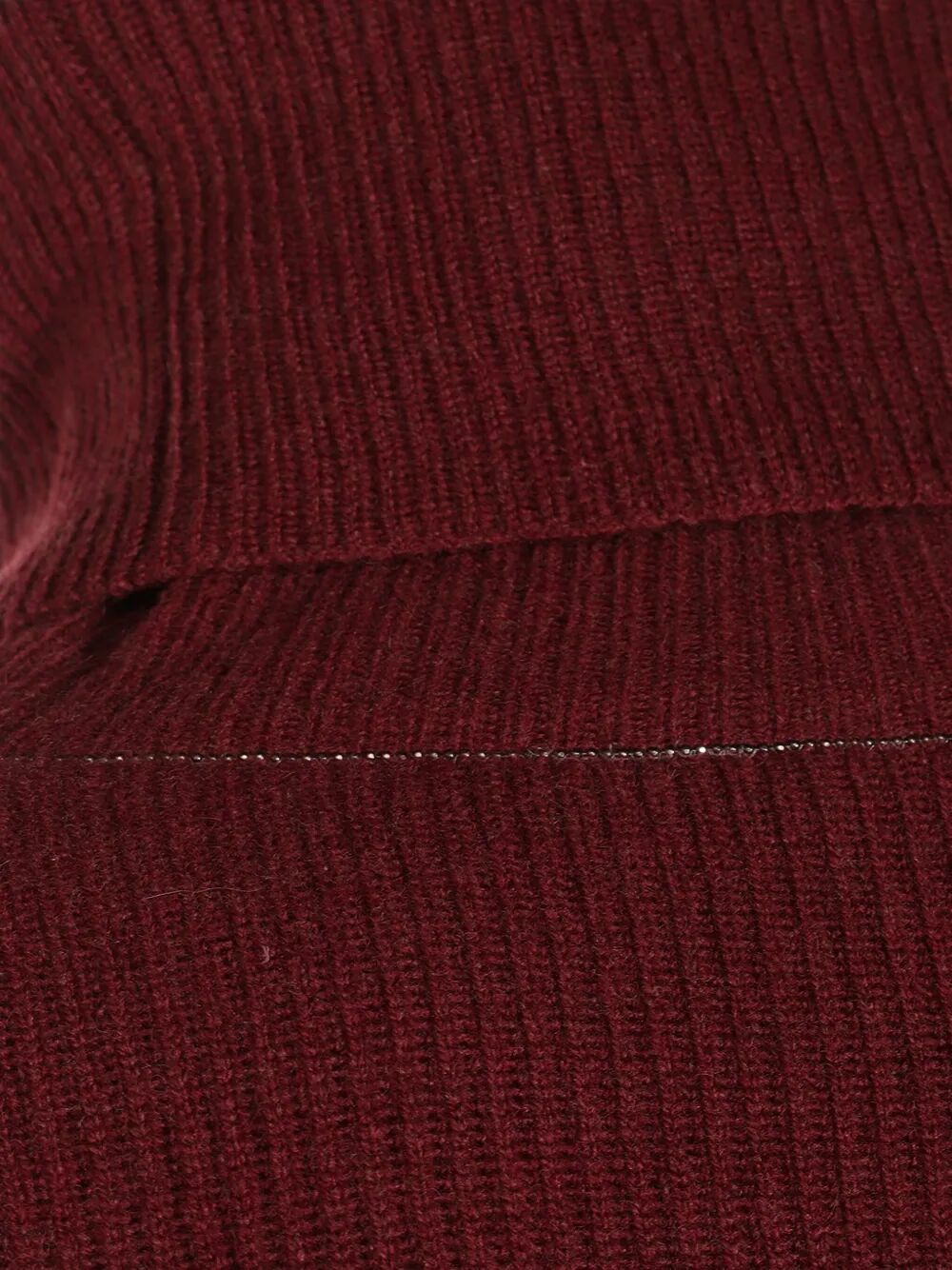 Brunello Cucinelli Women Cashmere Blend English Ribbed Turtleneck Sweater