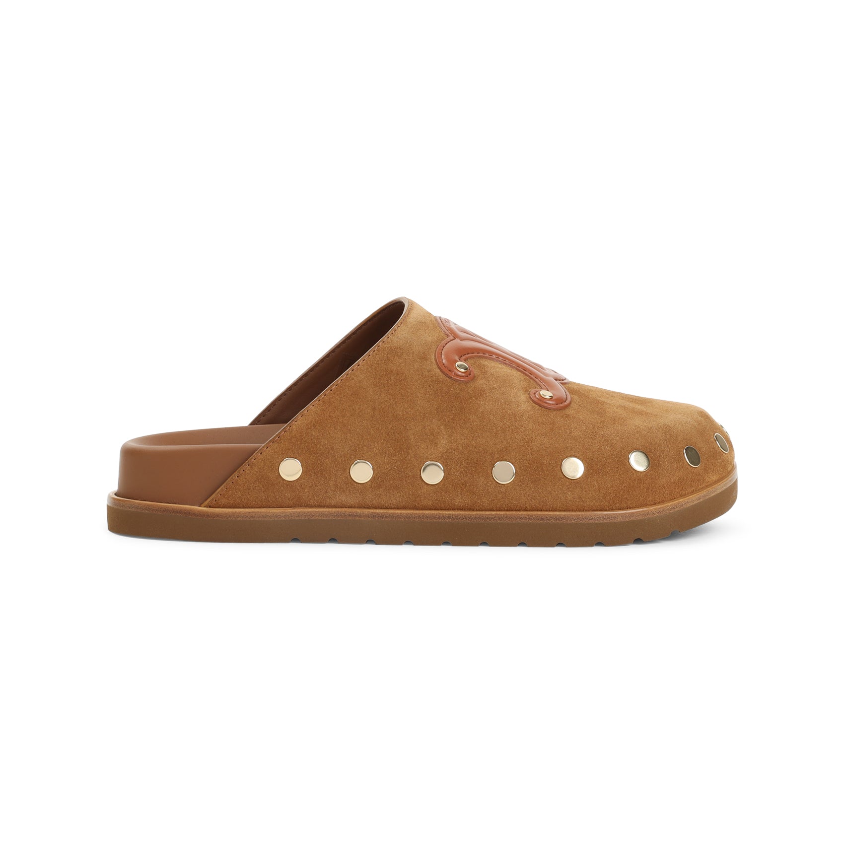 Celine Triomphe Wedge Mules Women CELINE