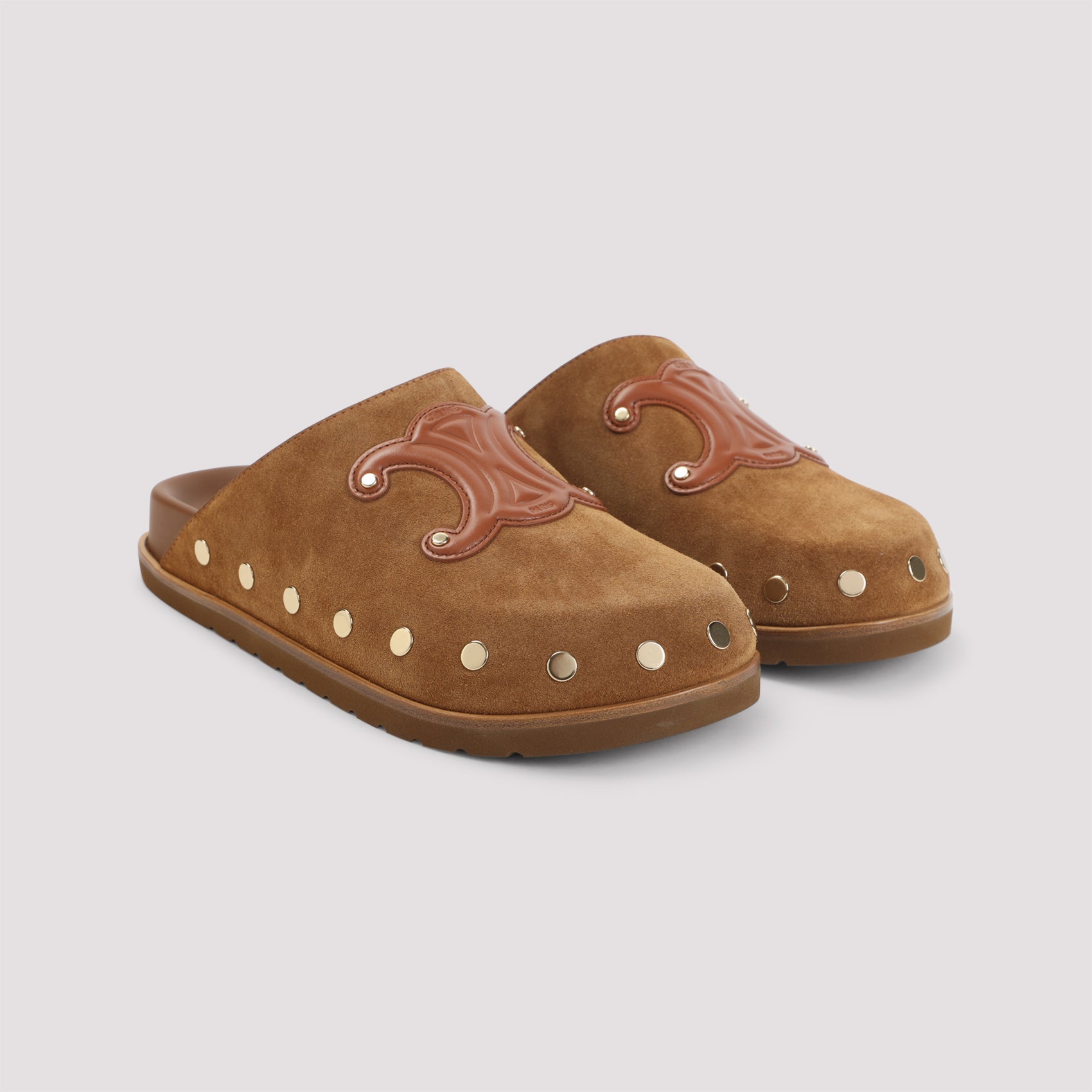 Celine Triomphe Wedge Mules Women CELINE