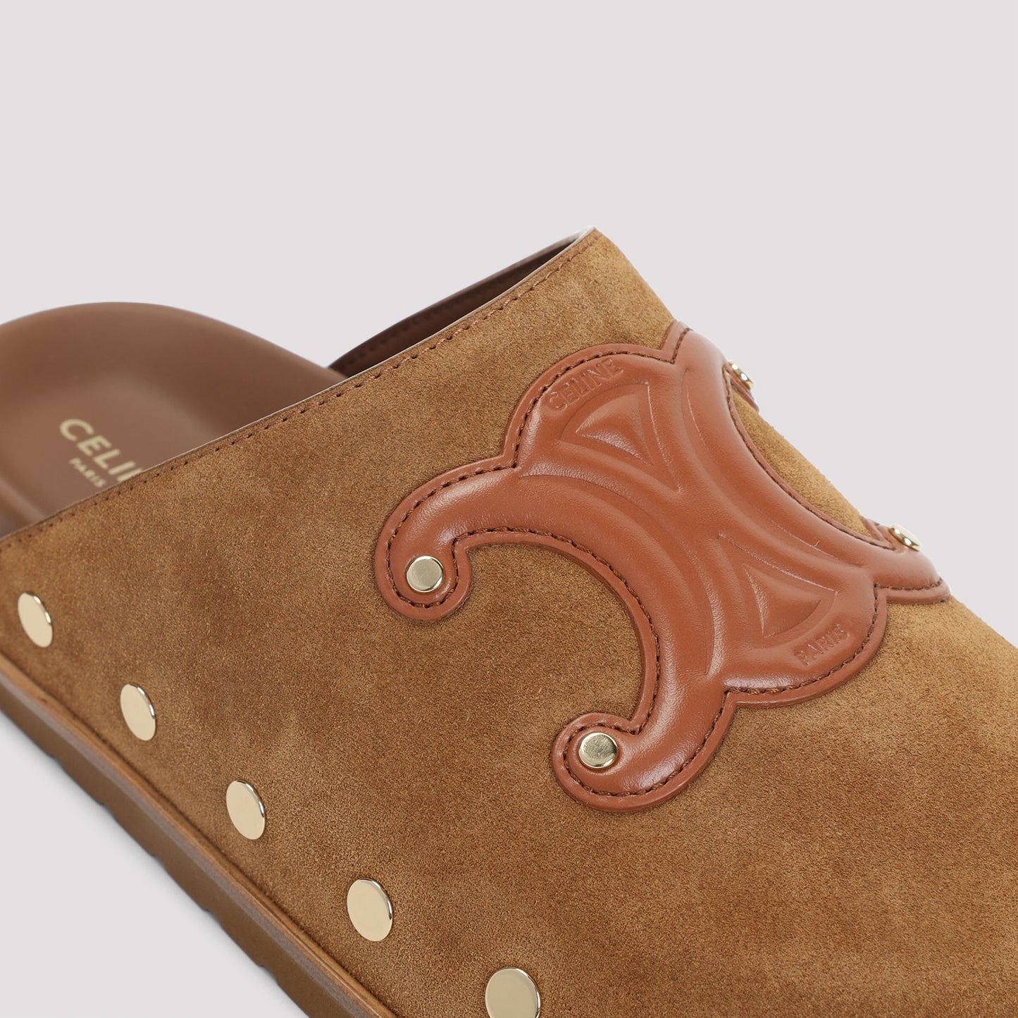 Celine Triomphe Wedge Mules Women CELINE