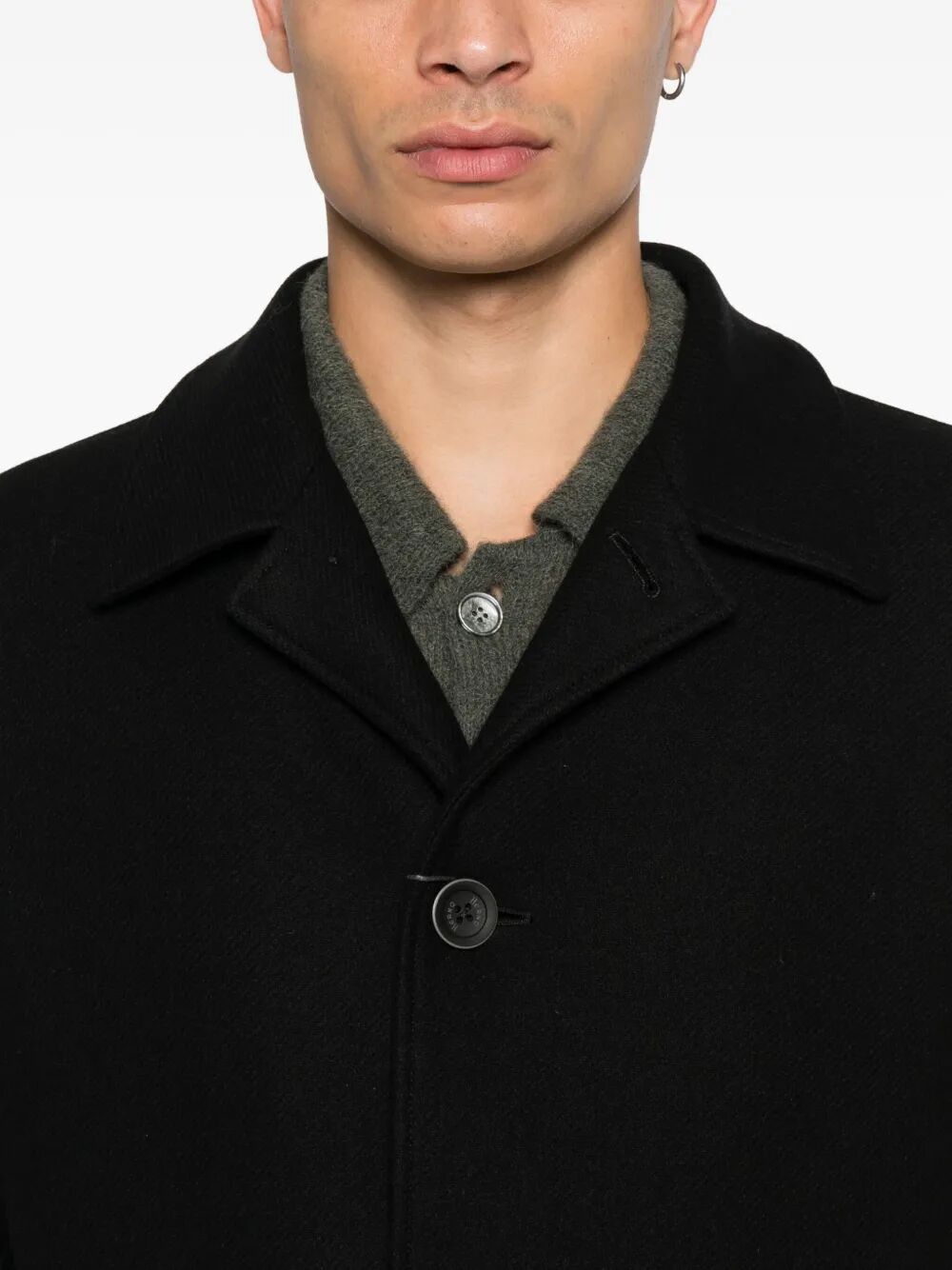 Herno Men Single-Breasted Padded Coat HERNO