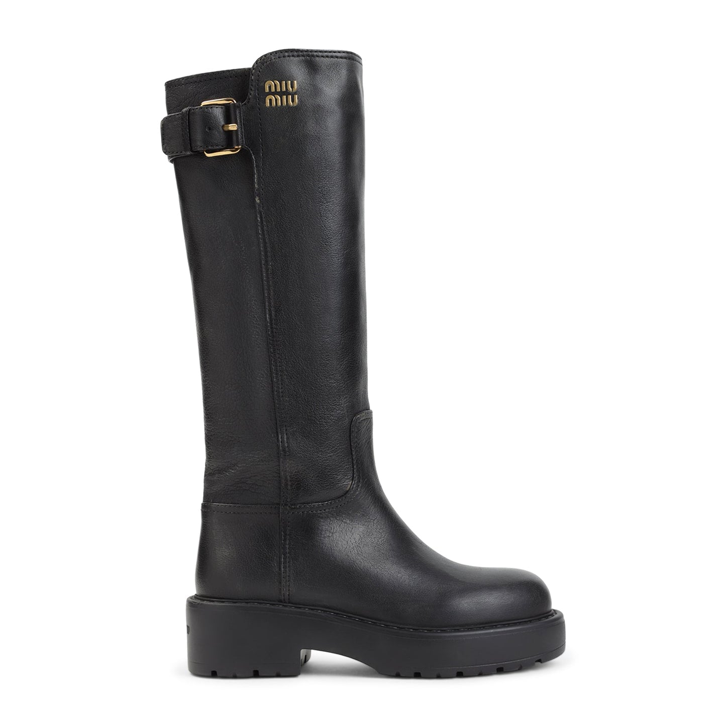 Miu Miu Leather Boots Women MIU MIU