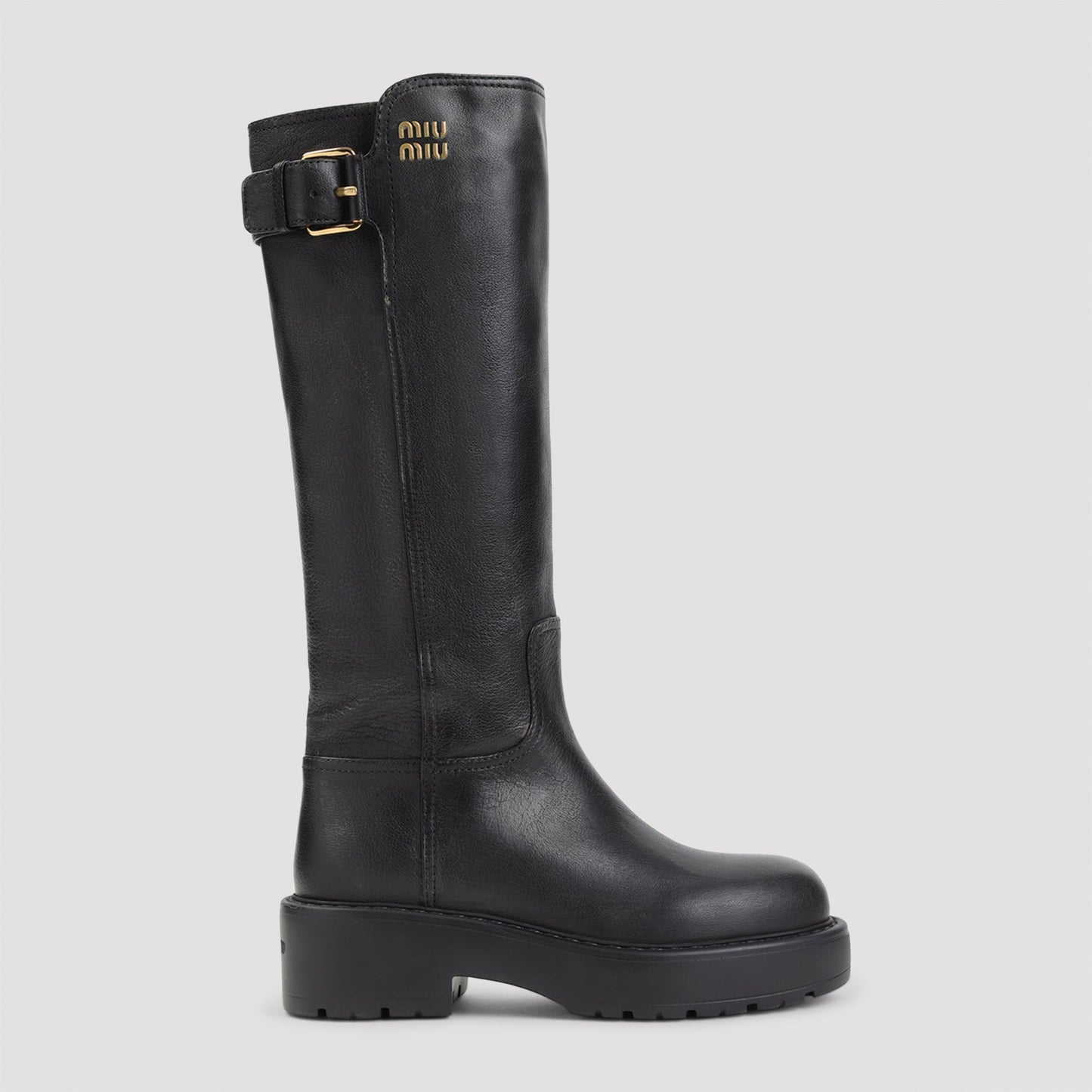 Miu Miu Leather Boots Women MIU MIU