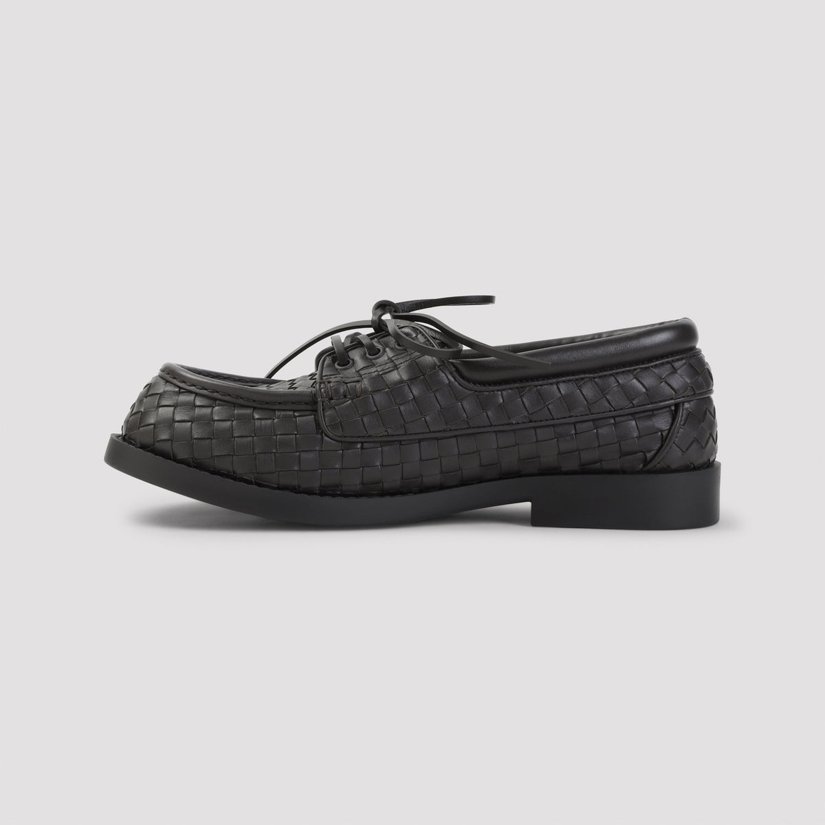 Bottega Veneta Pier Intrecciato Boat Shoes Men BOTTEGA VENETA