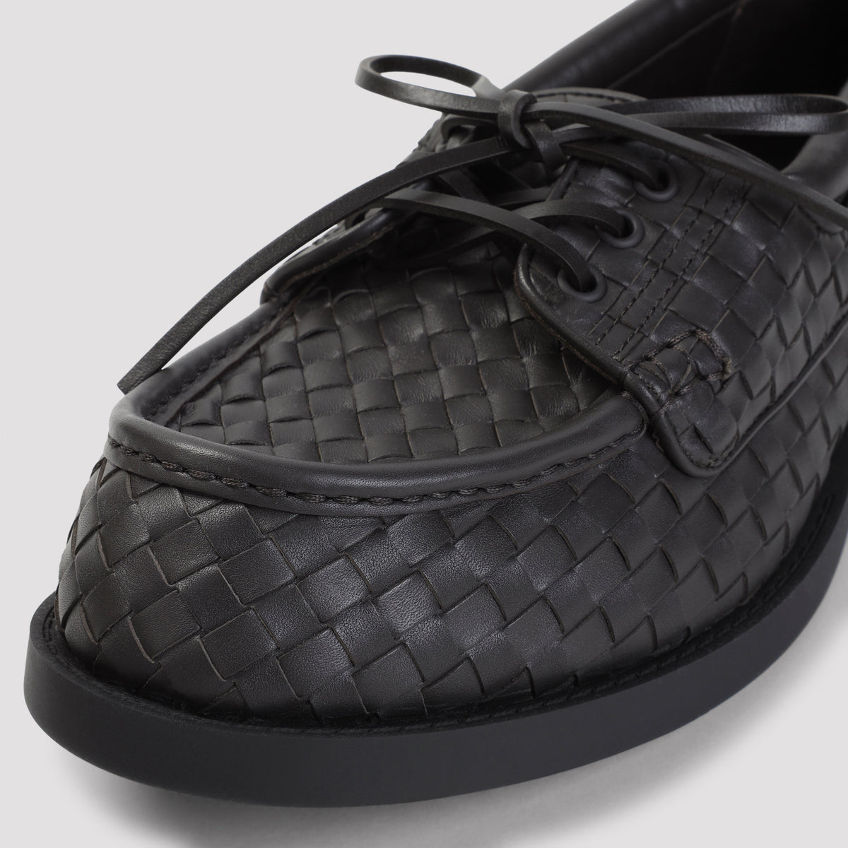Bottega Veneta Pier Intrecciato Boat Shoes Men BOTTEGA VENETA