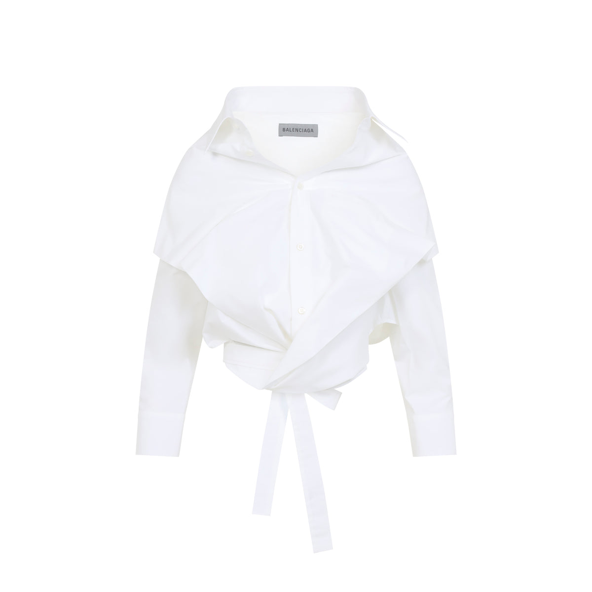 Balenciaga Off Shoulder Shirt Women BALENCIAGA