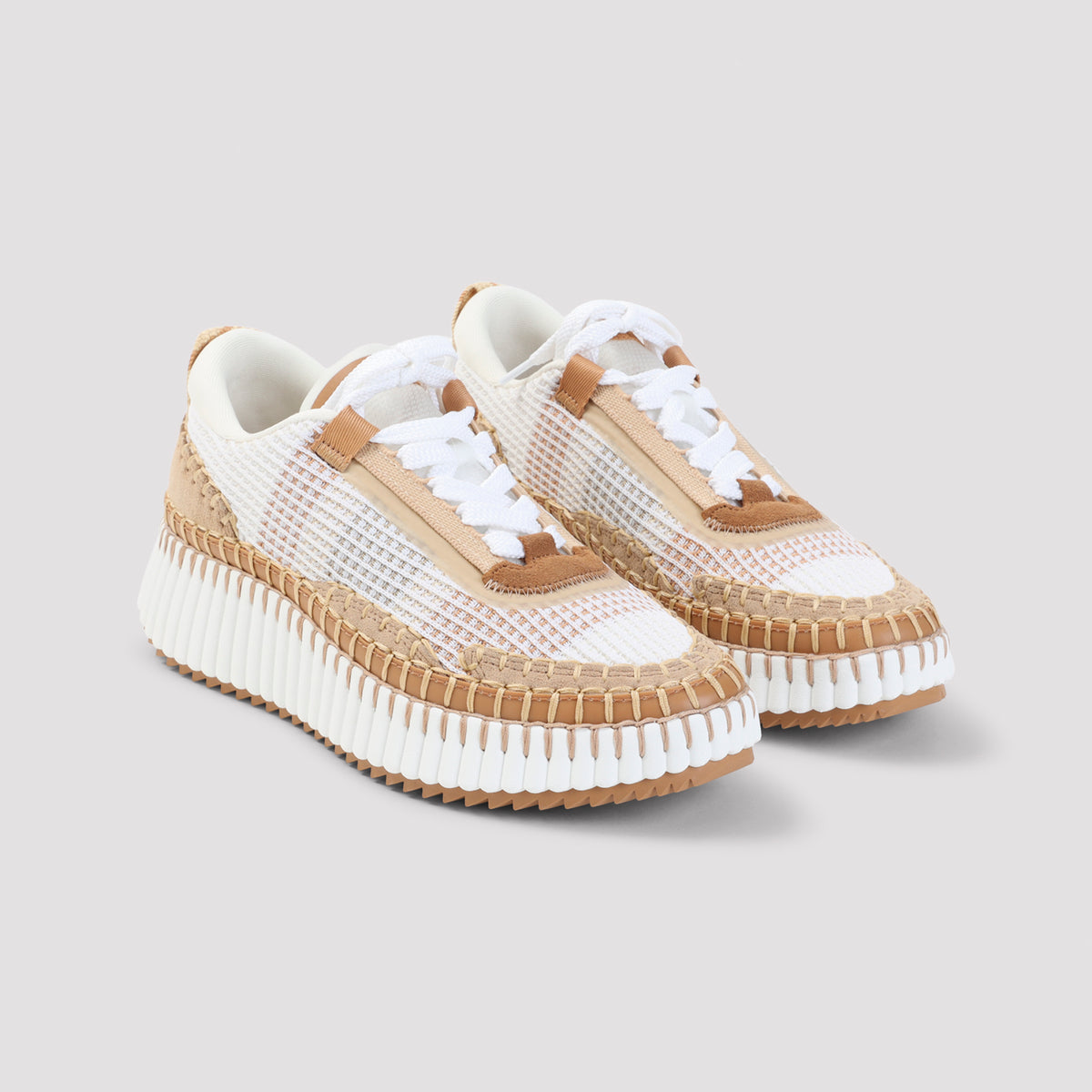 Chloé Nama Sneaker In Lower-Impact Mesh Women CHLOE