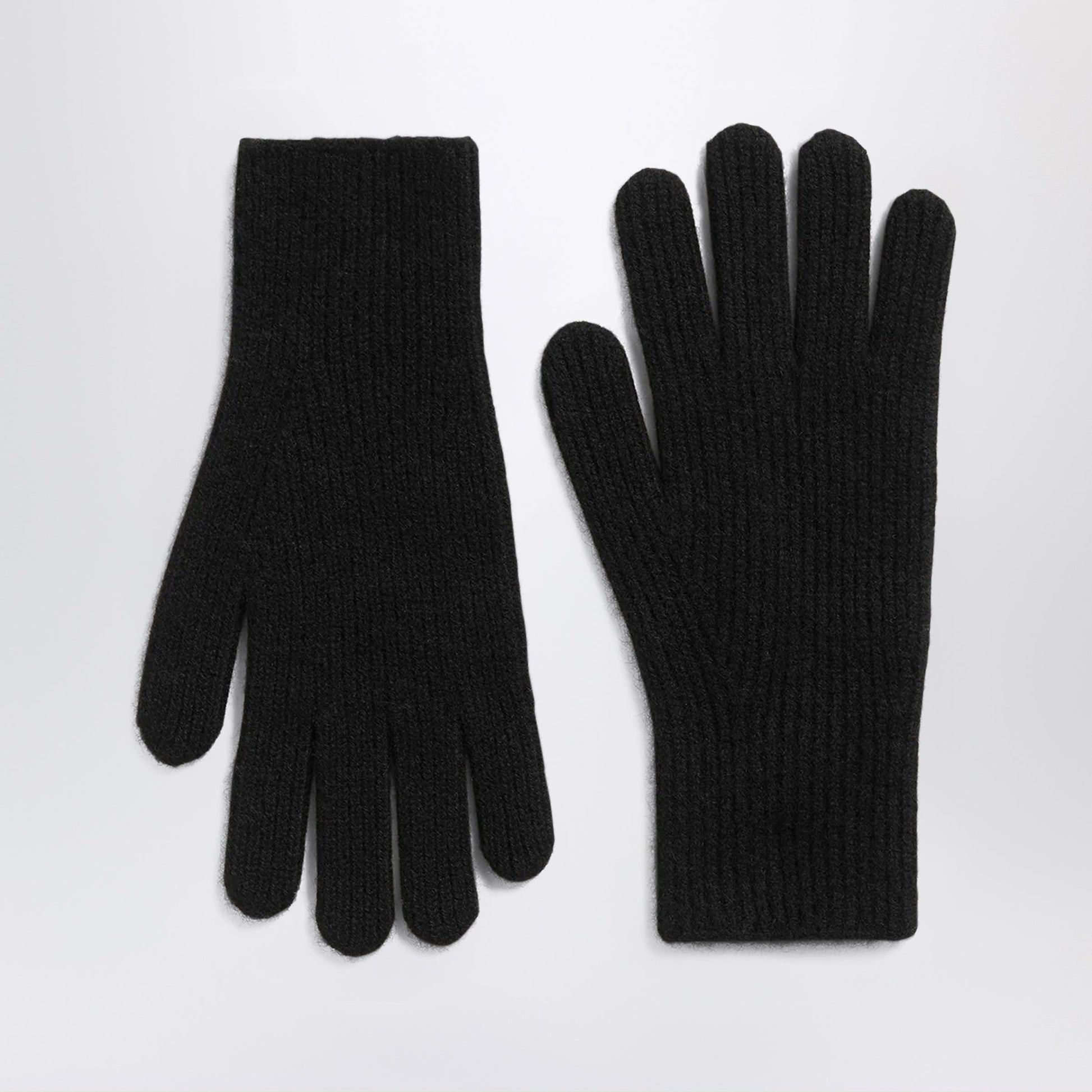Toteme Black Cashmere Gloves Women TOTEME