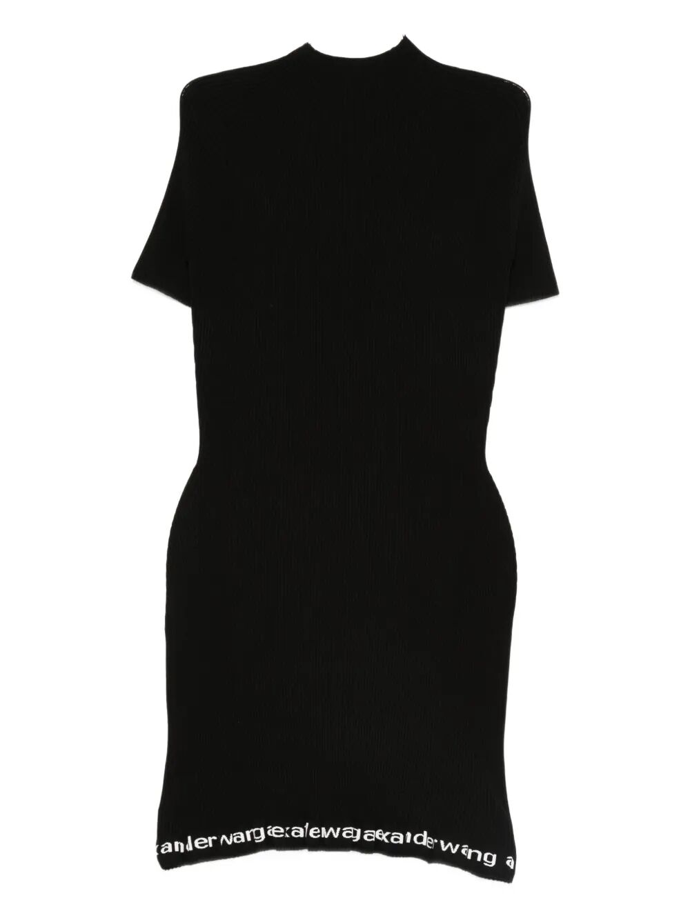 Alexander Wang Women Ribbed Short-Sleeve Fitted Dress ALEXANDER WANG