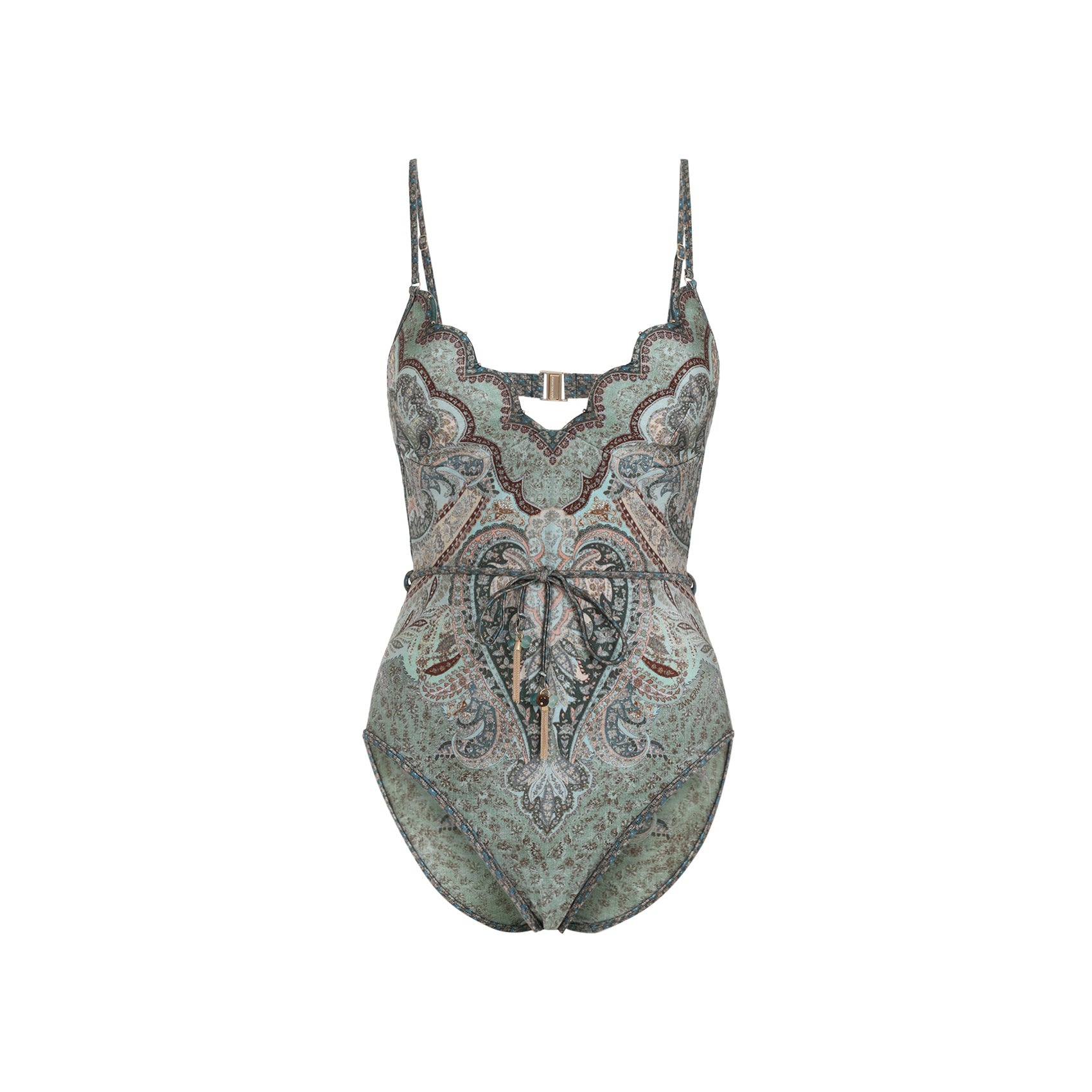 Zimmermann Wanderlust Scallop One-Piece Women ZIMMERMANN