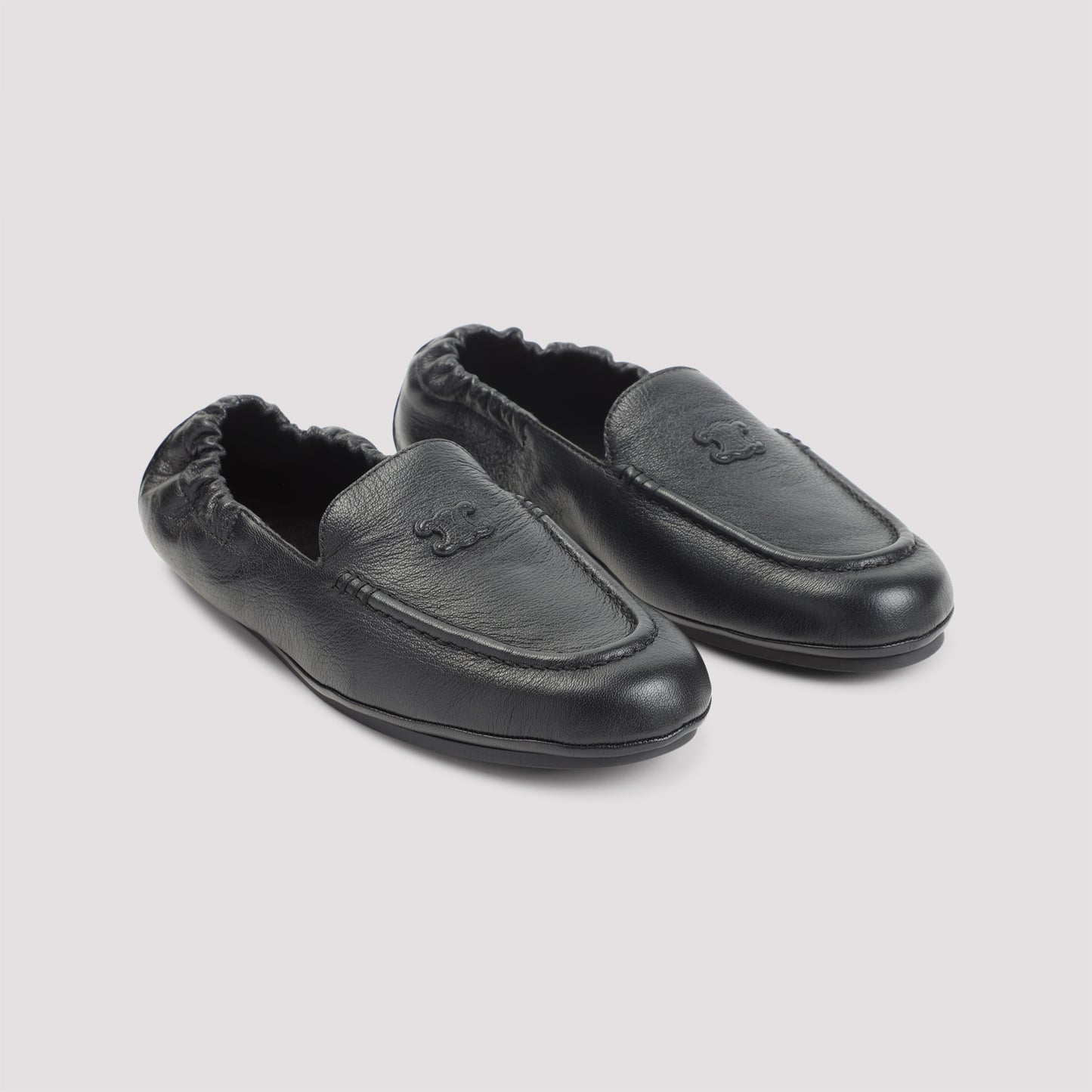 Celine Leather Triomphe Loafers Men CELINE