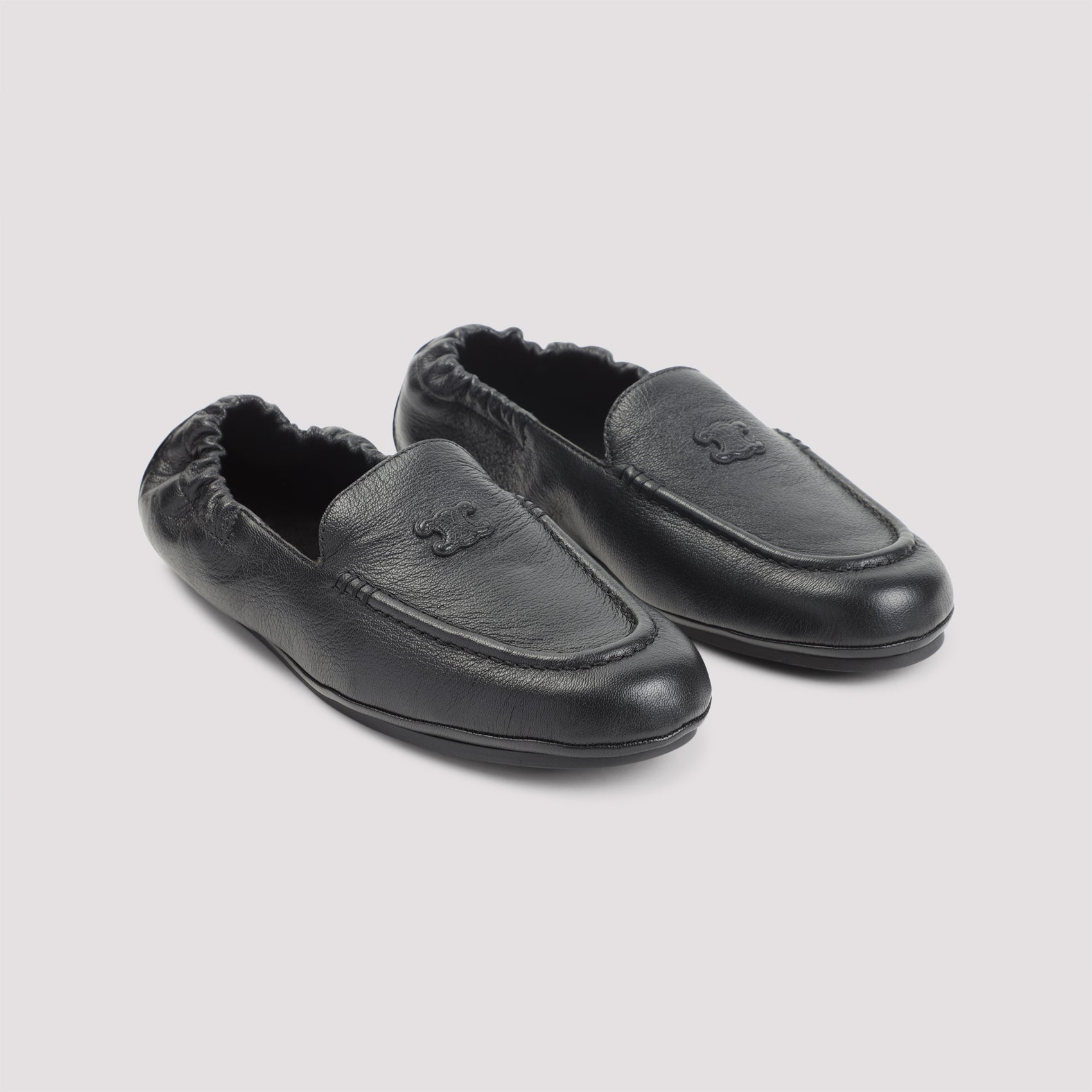 Celine Leather Triomphe Loafers Men CELINE