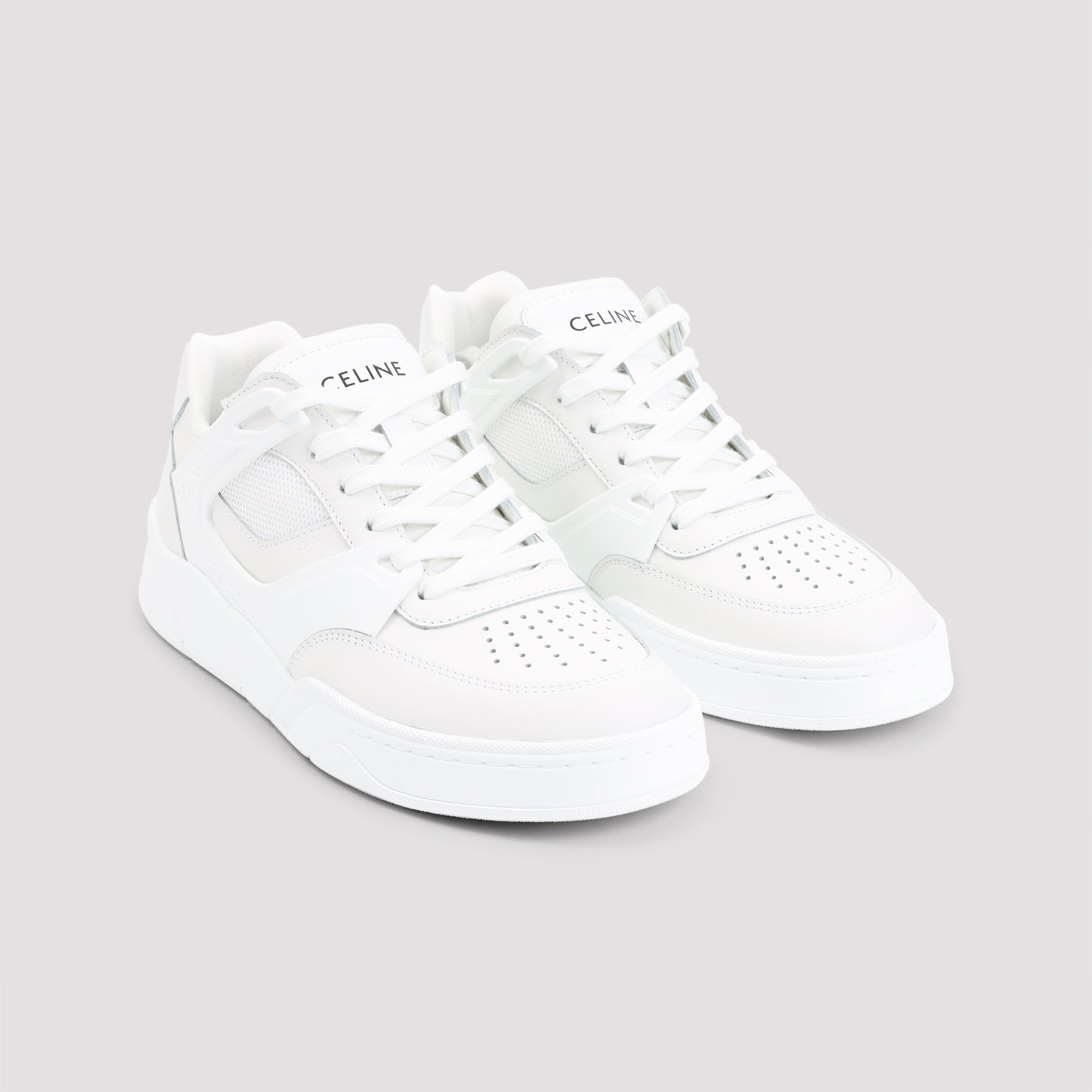 Celine Ct-09 Leather, Rubber And Mesh Sneakers Men CELINE