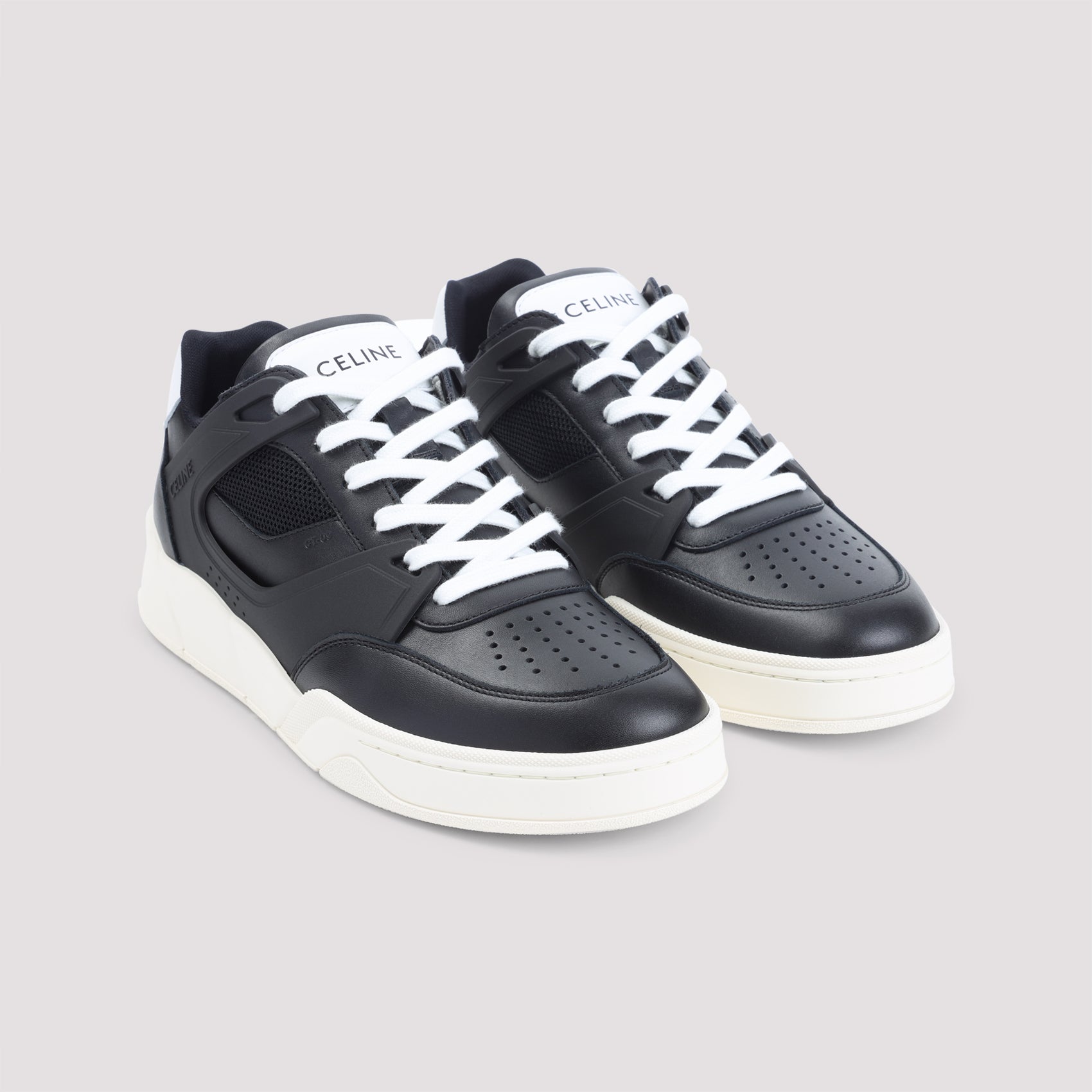 Celine Ct-09 Leather, Rubber And Mesh Sneakers Men CELINE