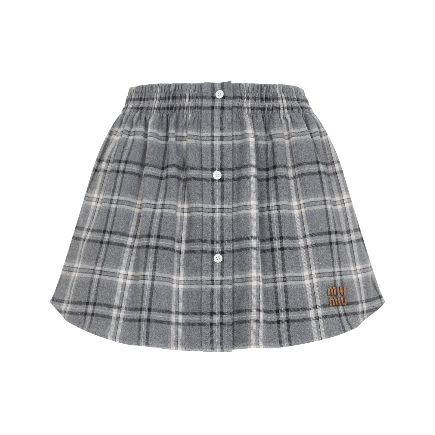 Miu Miu Cotton Midi Skirt Women MIU MIU