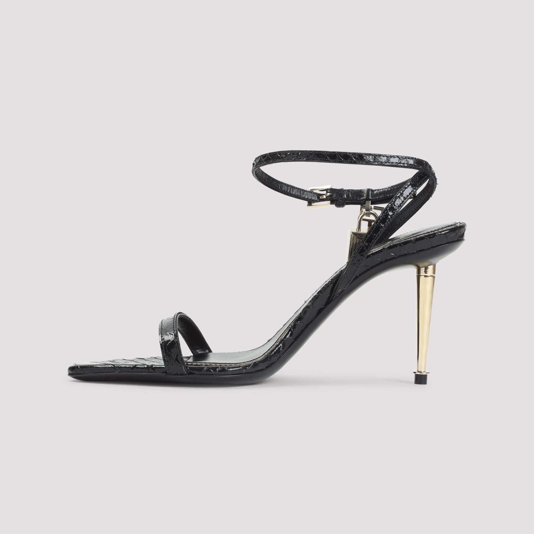 Tom Ford Semi Shiny Printed Python Sandals Women TOM FORD