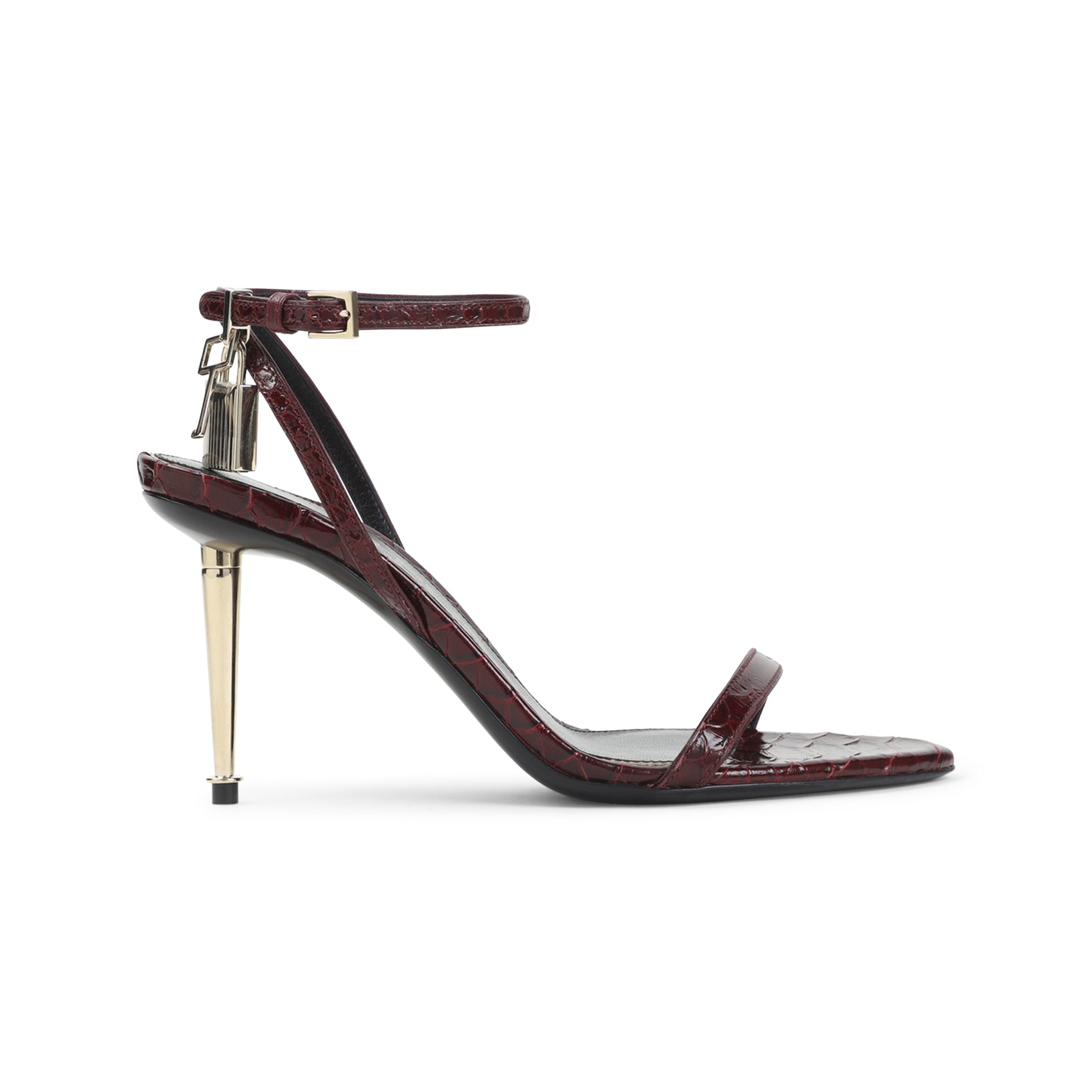 Tom Ford Semi Shiny Printed Python Sandals Women TOM FORD