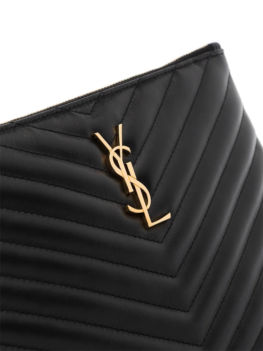 Saint Laurent Women Leather Matelassé Cassandre Pouch SAINT LAURENT