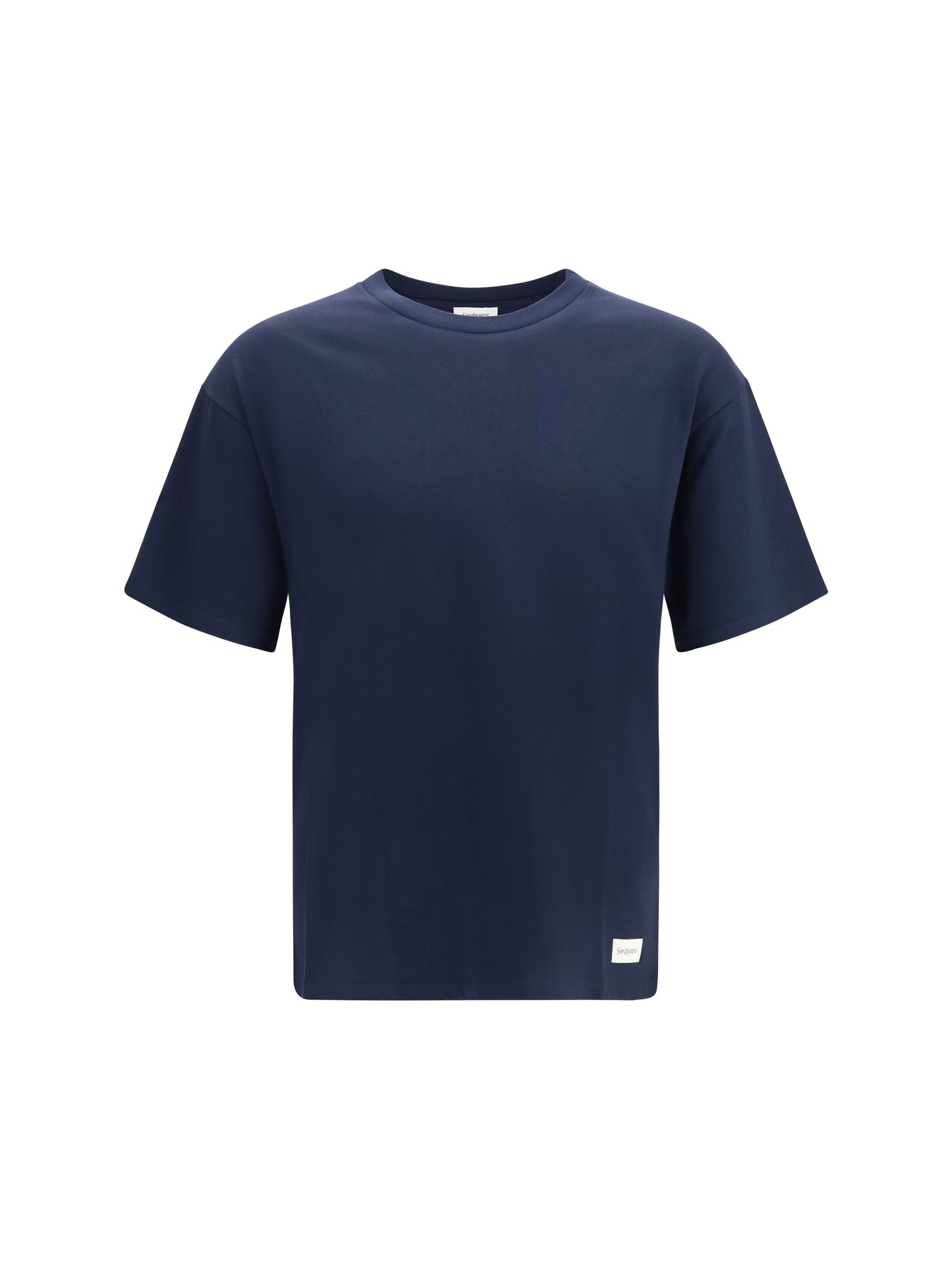 Saint Laurent Men Cotton Crewneck T-Shirt SAINT LAURENT