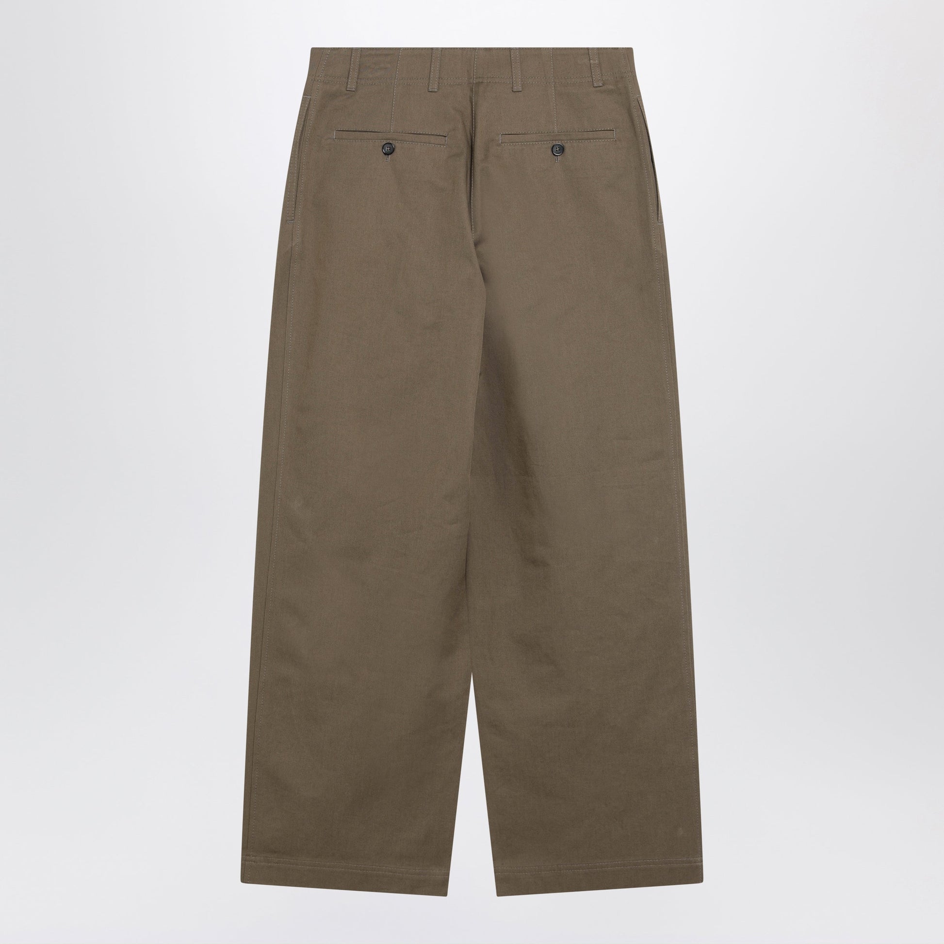 Toteme Hazelnut Cotton Trousers Women TOTEME
