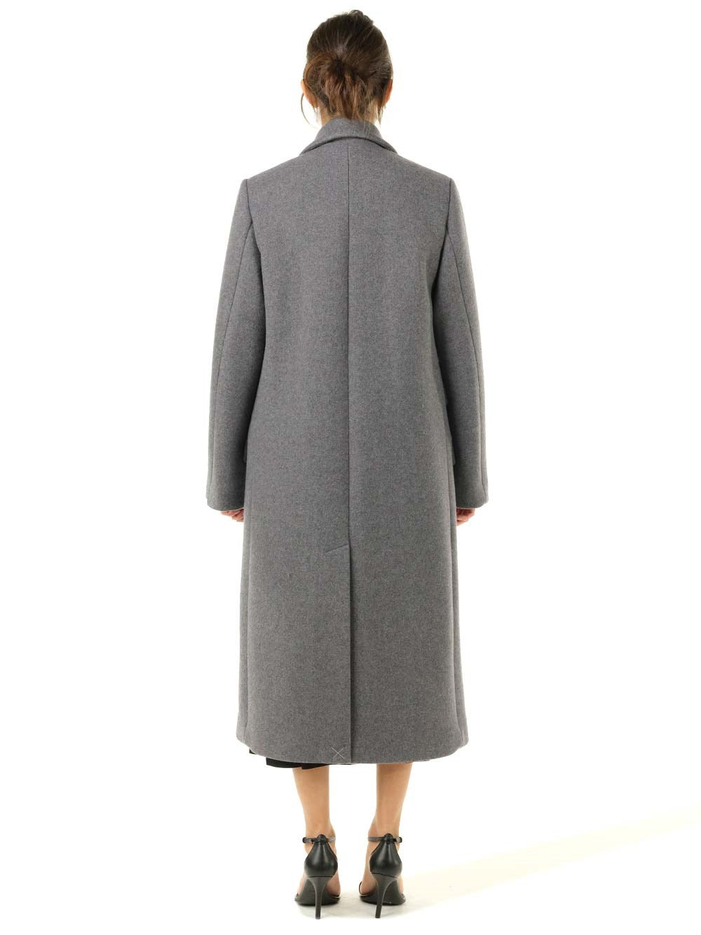 Loewe Women Wool And Cashmere Long Coat LOEWE