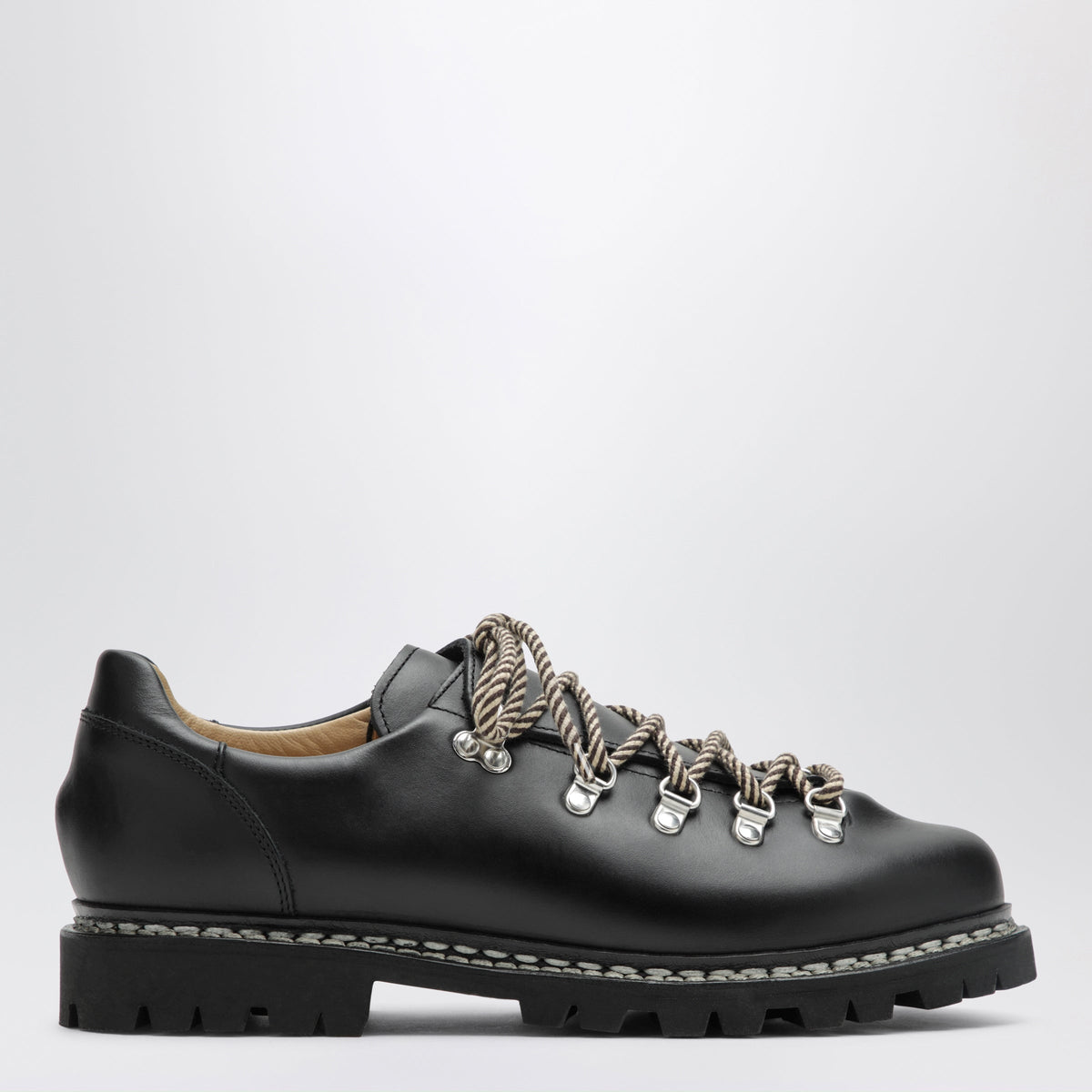 Paraboot Black Clusaz Shoes In Leather Men PARABOOT