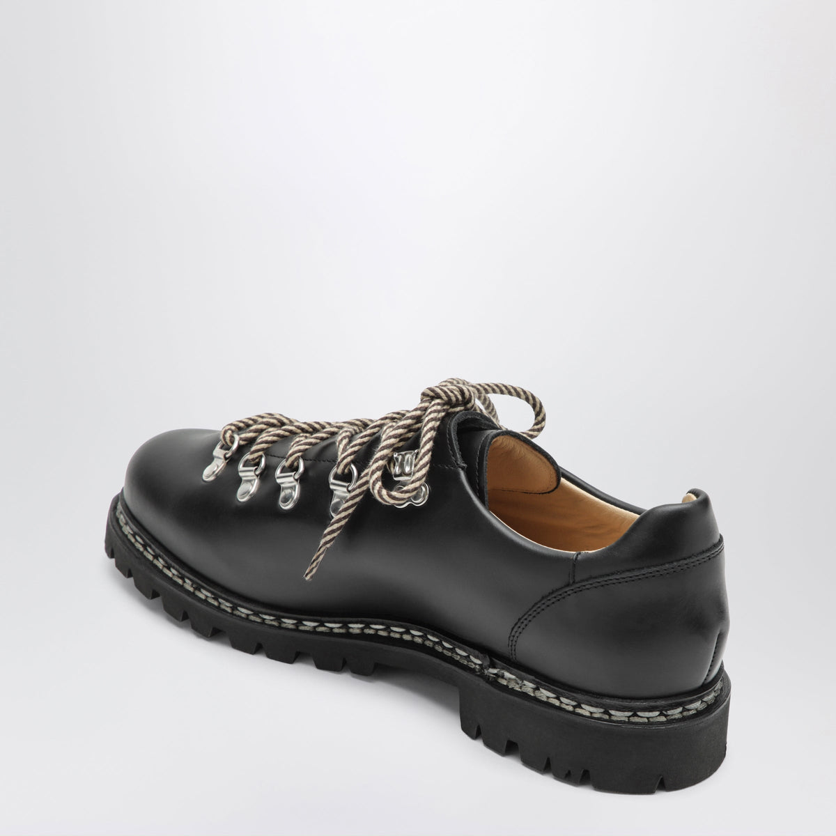 Paraboot Black Clusaz Shoes In Leather Men PARABOOT