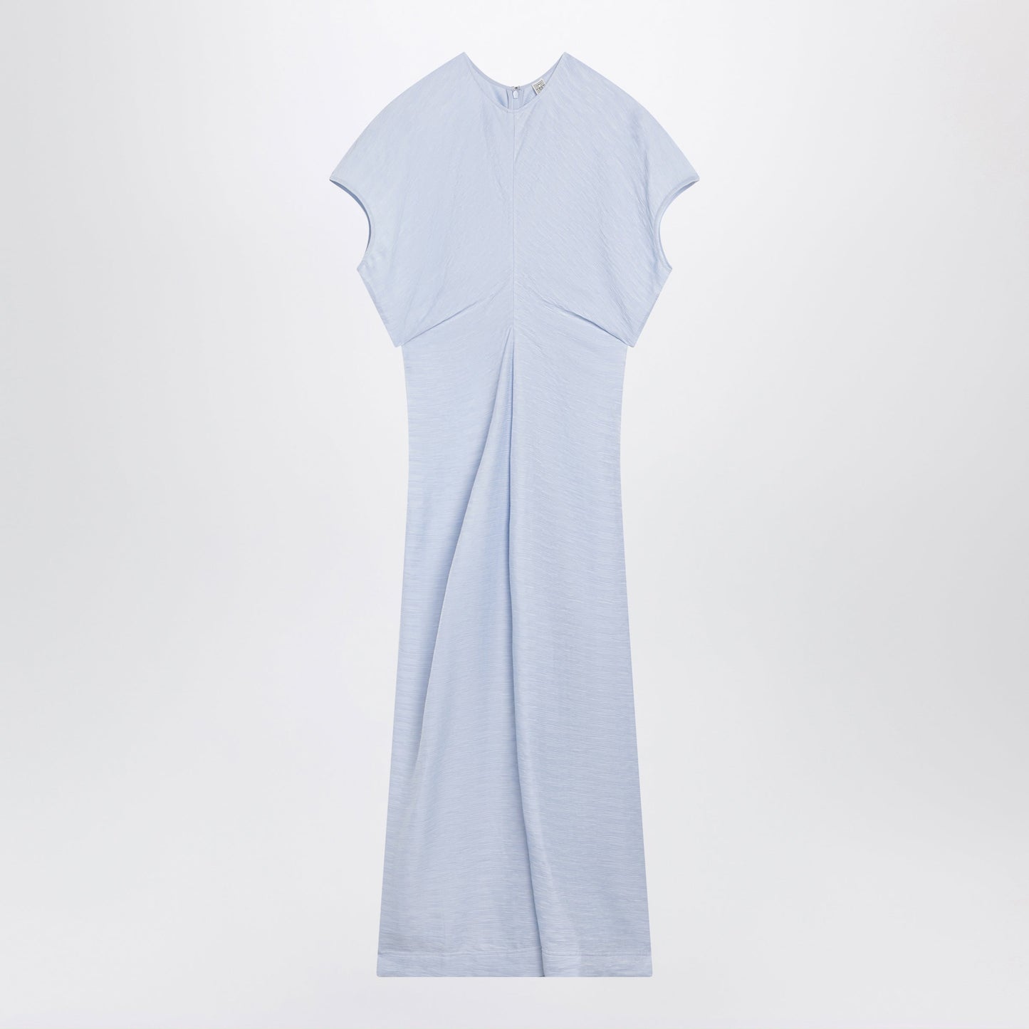 Toteme Sky Blue Fluid Satin Dress Women TOTEME