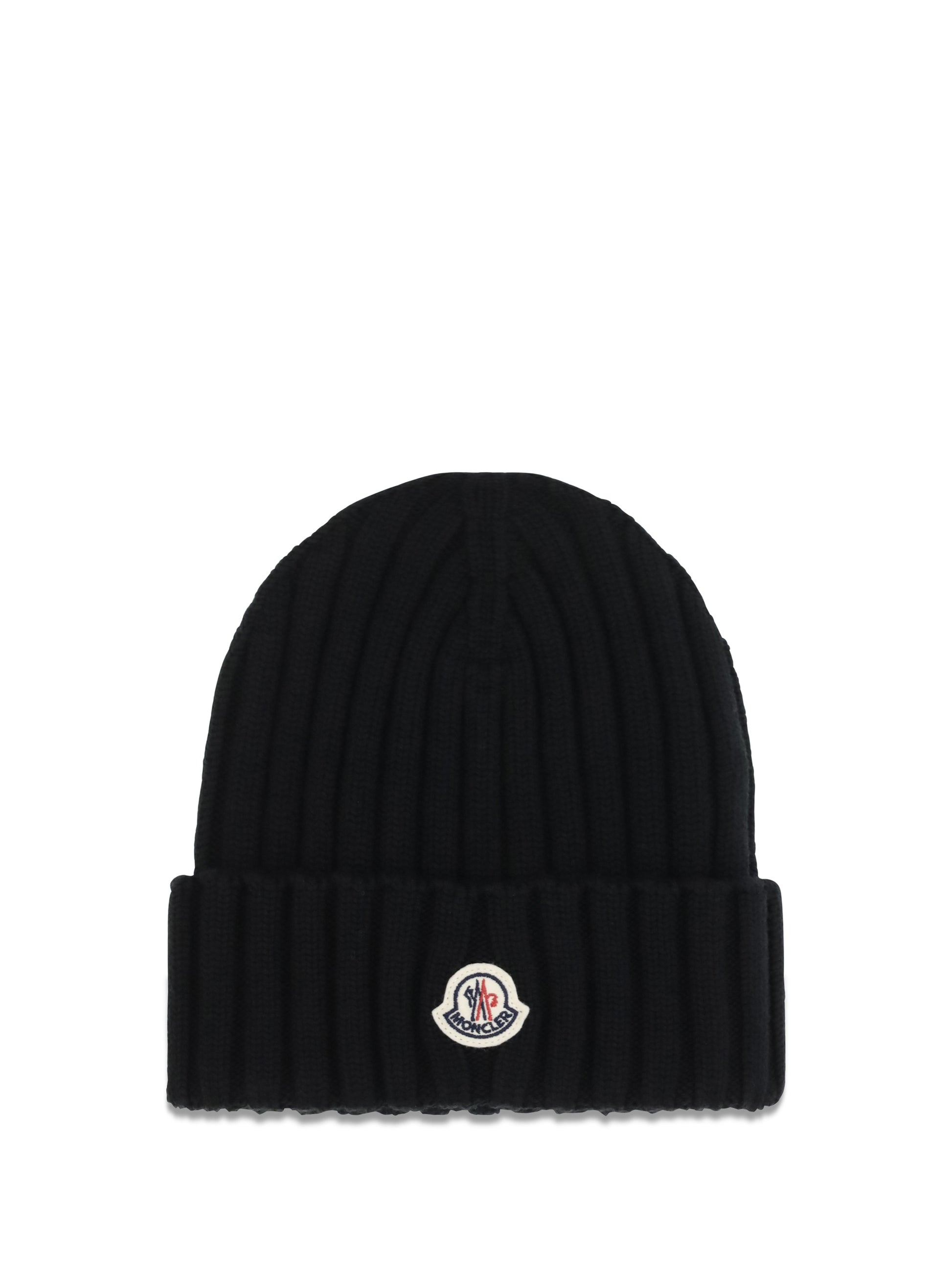 Moncler Women Wool Beanie With Logo MONCLER