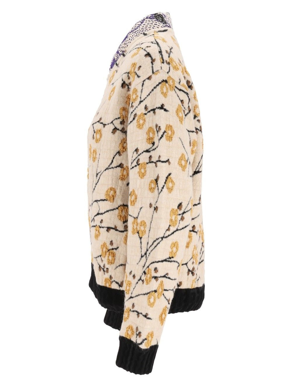 Forte_Forte Women "Cherry Blossom" Jacquard Bomber Jacket"Cherry Blossom" Jacquard Bomber Jacket FORTE FORTE