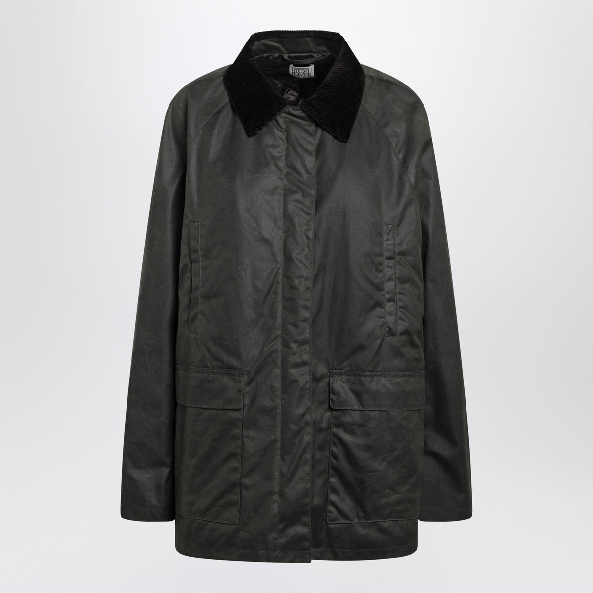 Toteme Forest Green Waxed Cotton Country Jacket Women TOTEME