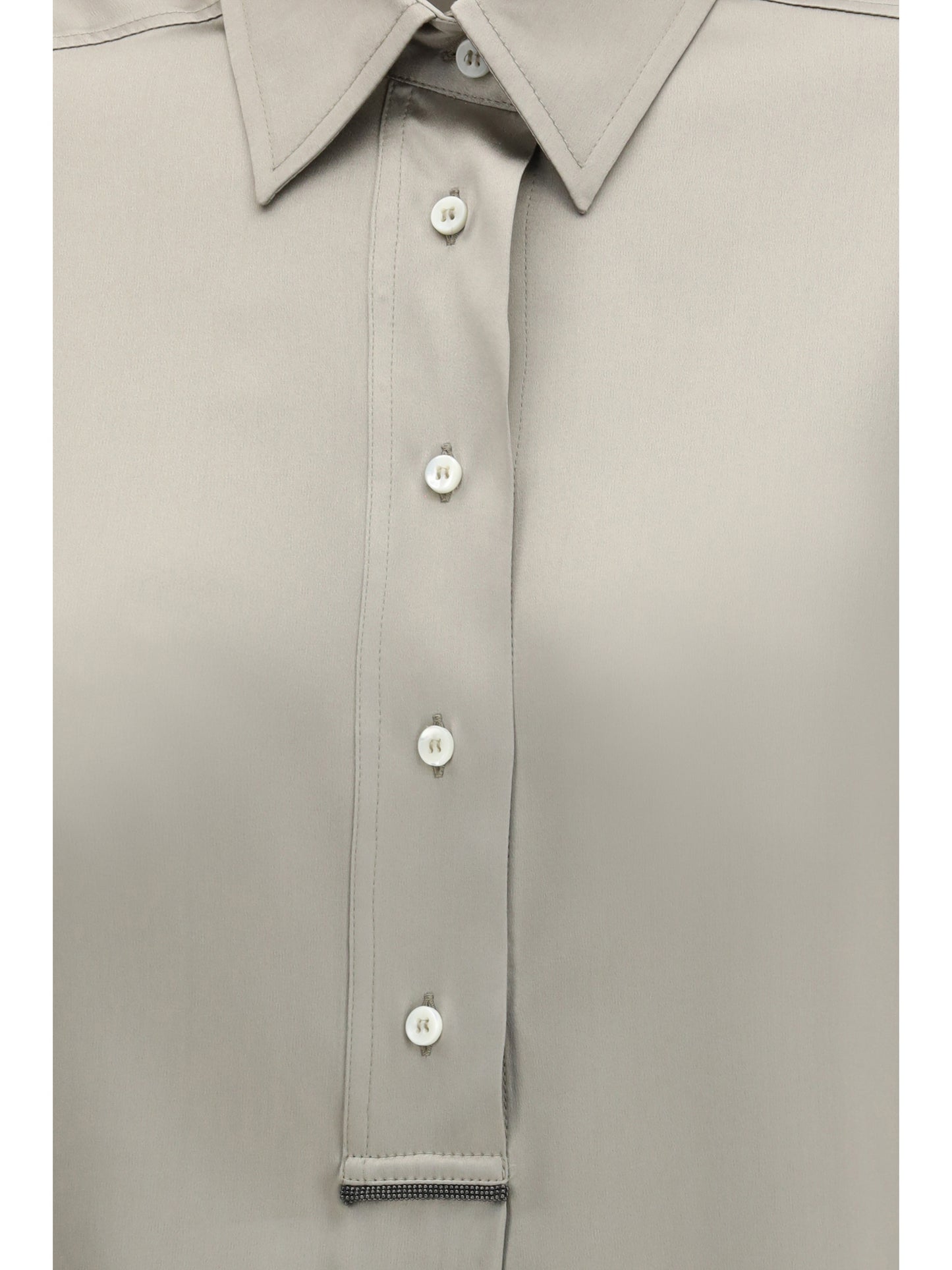 Brunello Cucinelli Women Silk Satin Shirt BRUNELLO CUCINELLI