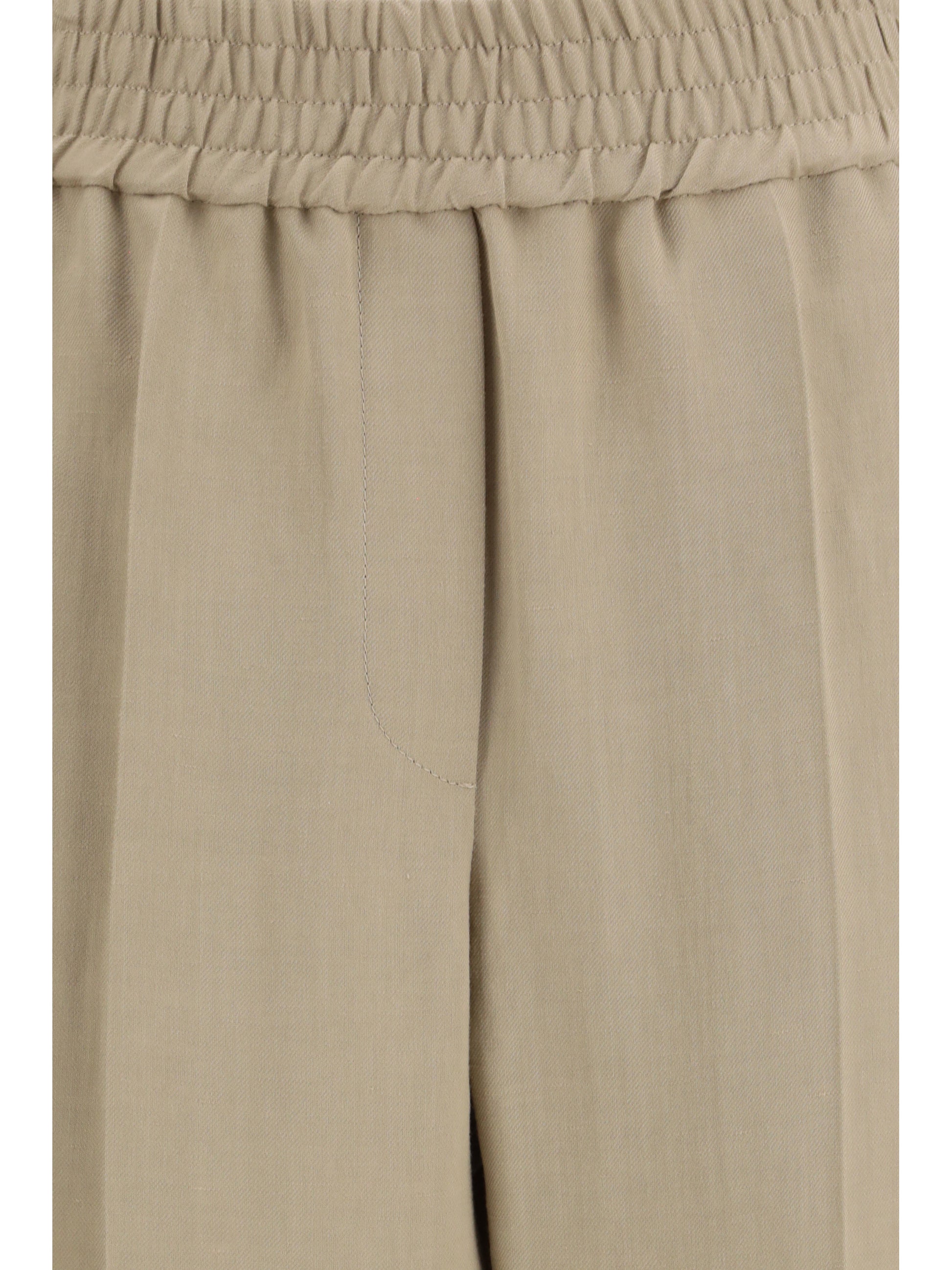 Brunello Cucinelli Women Cotton Pants BRUNELLO CUCINELLI