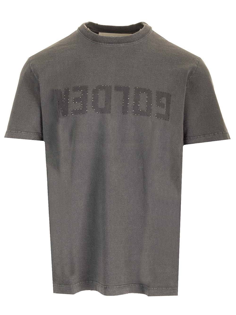 Golden Goose Men Distressed T-Shirt GOLDEN GOOSE