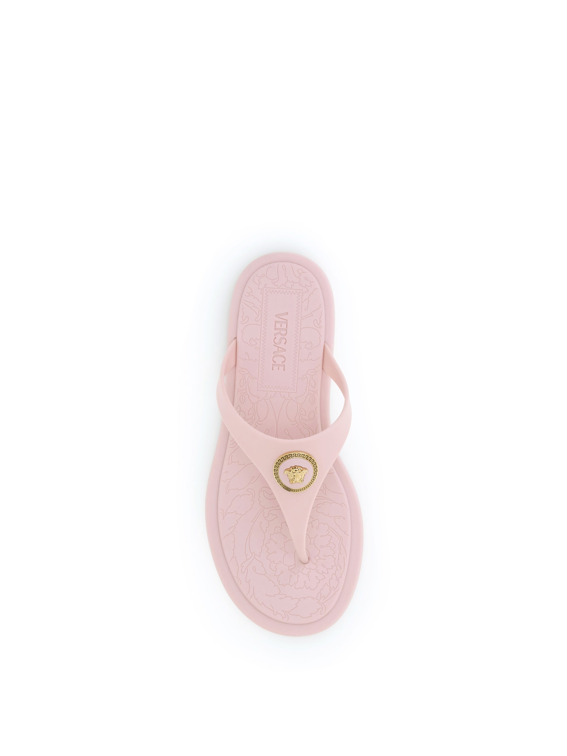 Versace Women Rubber Thong Sandals VERSACE