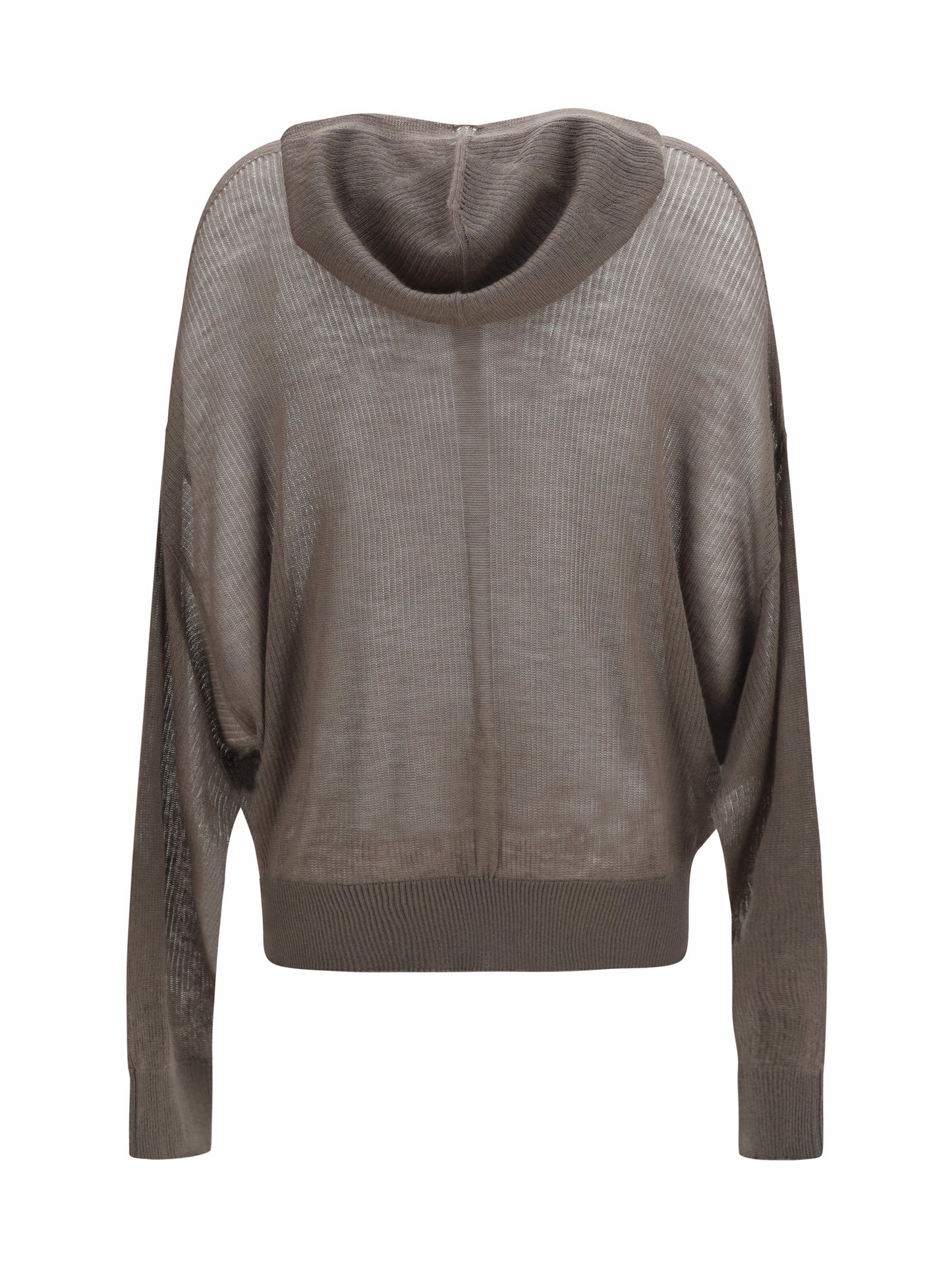 Rick Owens Women Semi-Sheer Knit Hoodie RICK OWENS