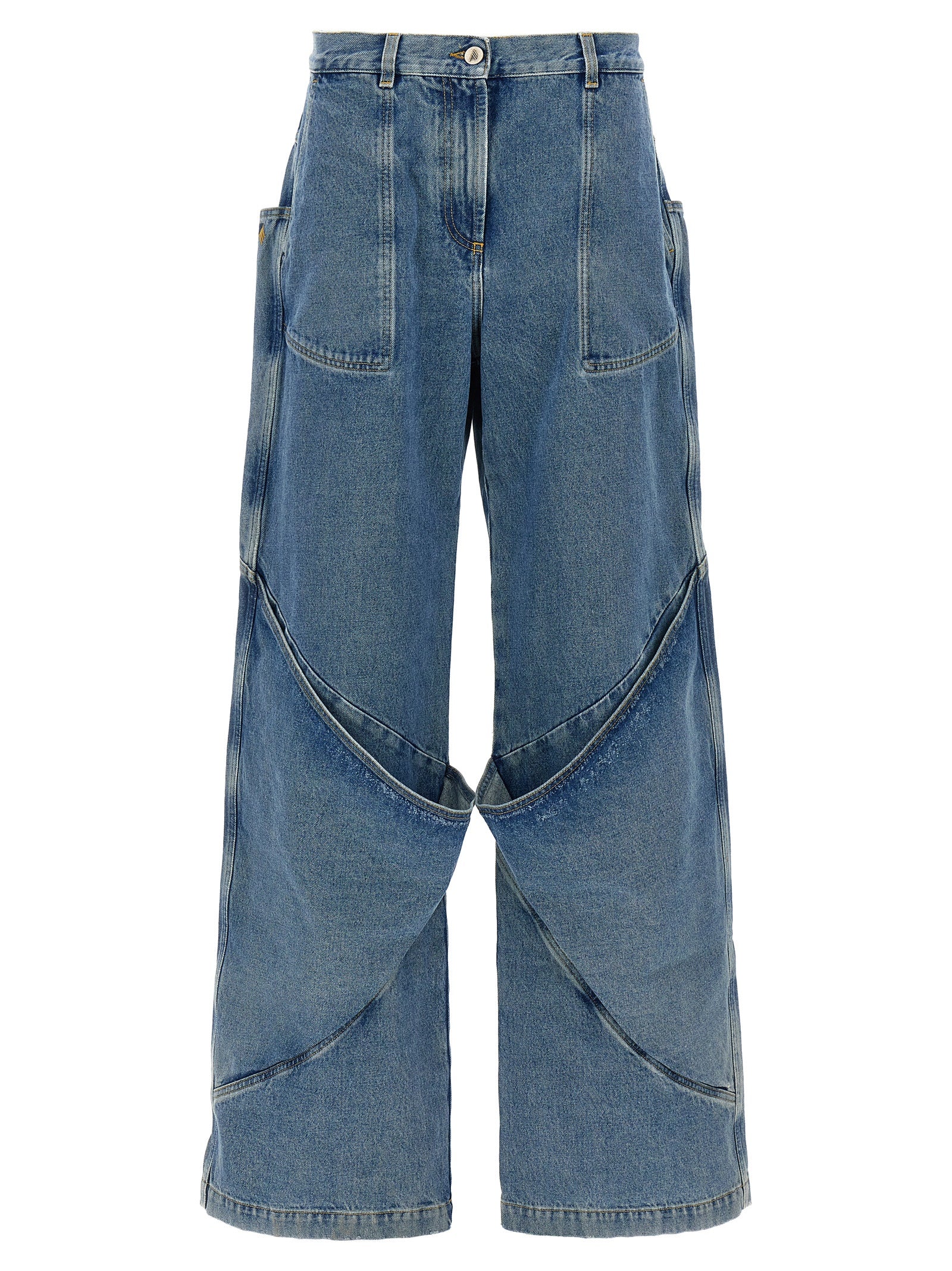 The Attico Women Maxi Pocket Jeans THE ATTICO