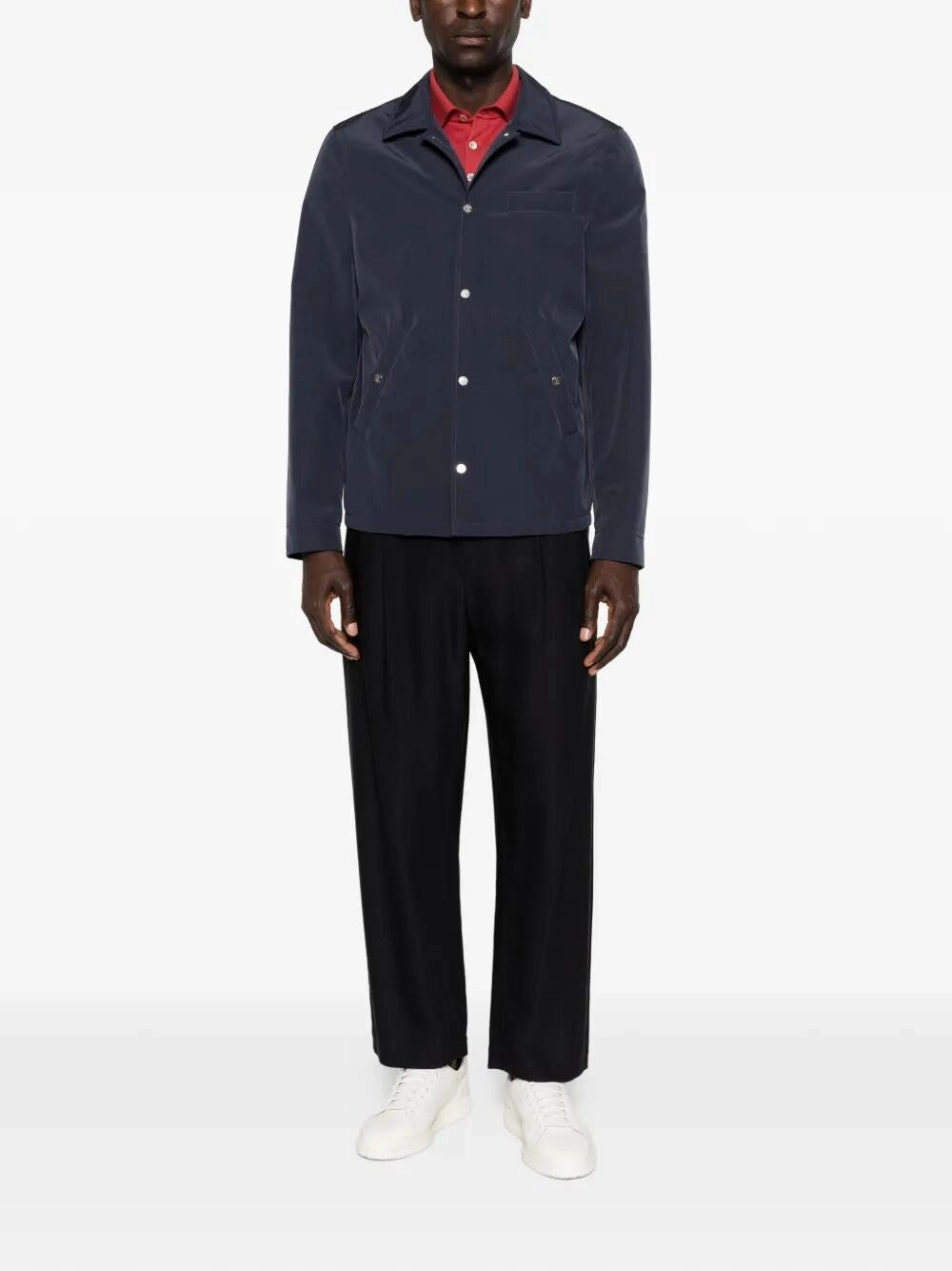 Brunello Cucinelli Men Lightweight Knit Polo BRUNELLO CUCINELLI