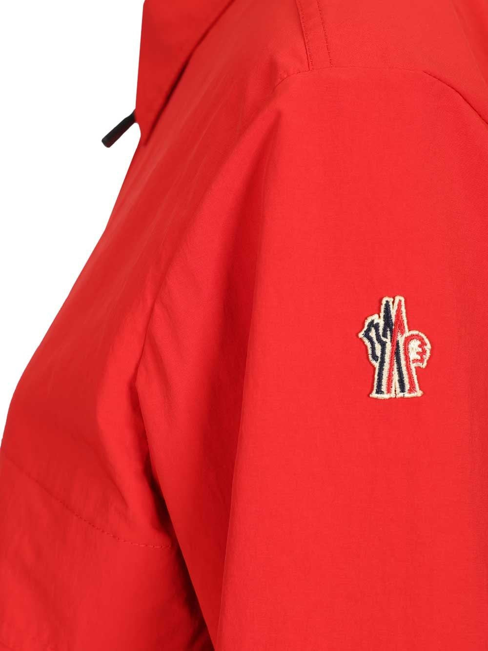 Moncler Grenoble Women Canvas Overshirt With Embroidered Logo MONCLER GRENOBLE