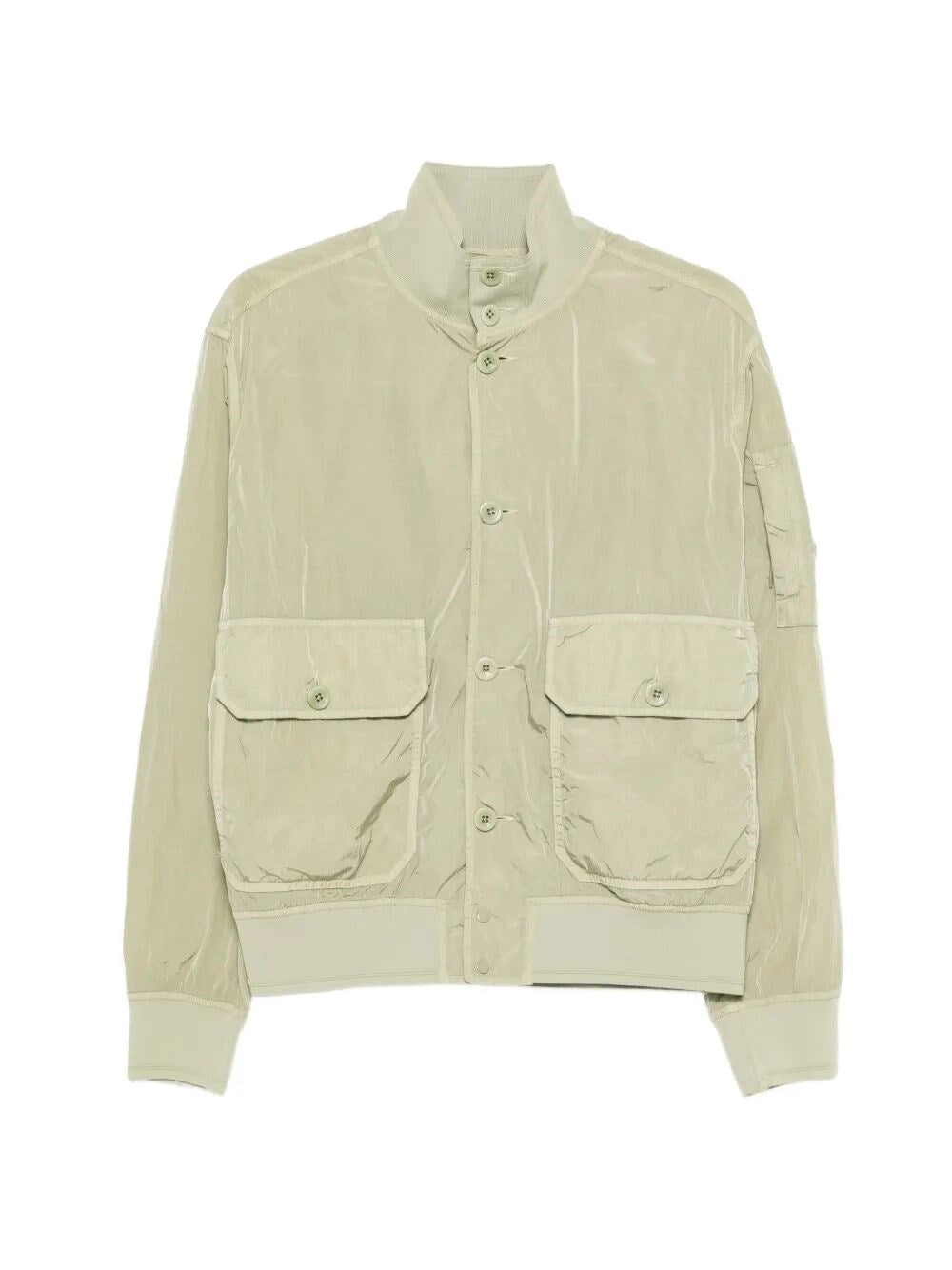 C.P. Company Men `Chrome-R` Button Bomber Jacket C.P. COMPANY