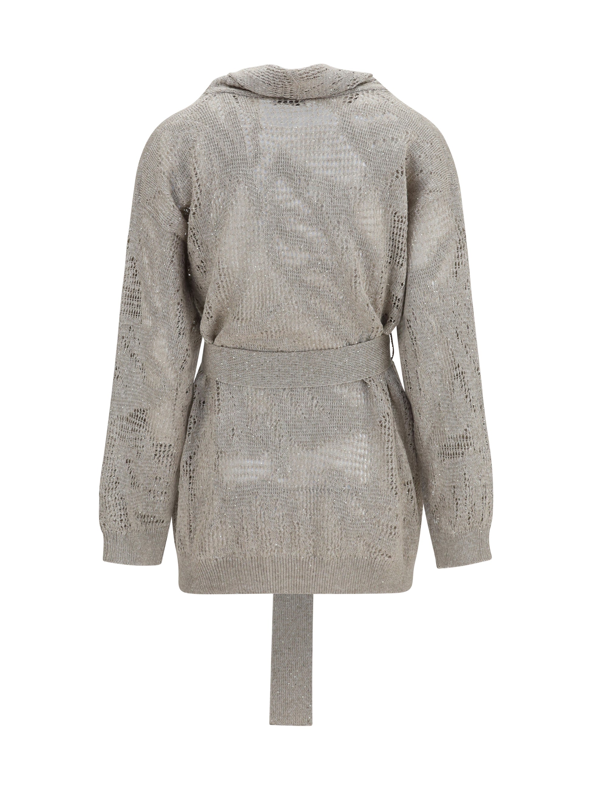 Brunello Cucinelli Women Cotton And Linen Cardigan BRUNELLO CUCINELLI