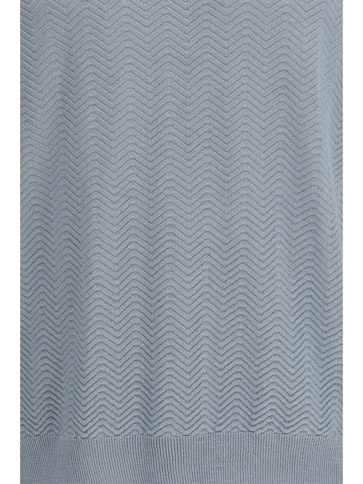 Giorgio Armani Men Short-Sleeved Cotton And Silk Sweater GIORGIO ARMANI