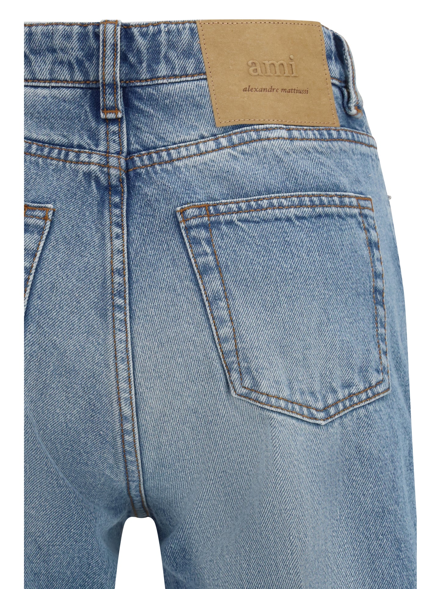 Ami Paris Women Flared Jeans In Denim AMI PARIS