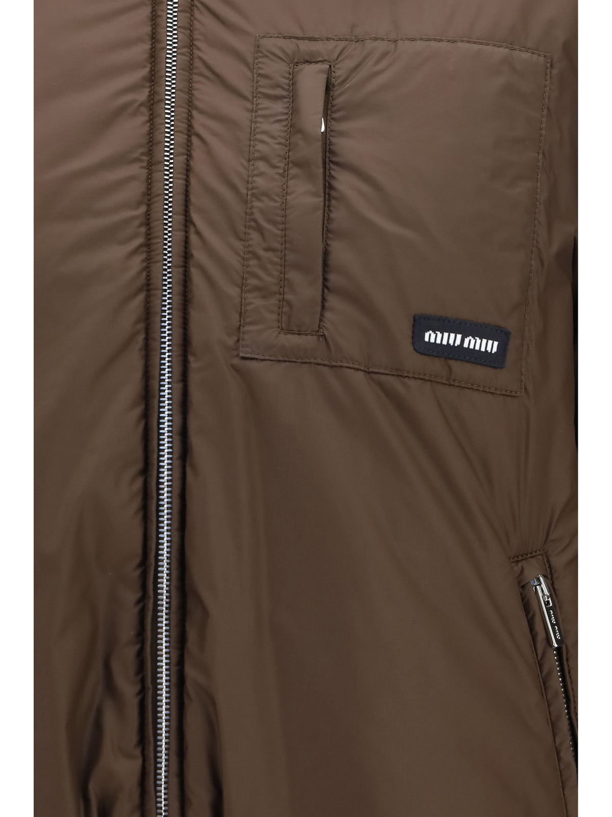 Miu Miu Women Short Ripstop Down Jacket MIU MIU