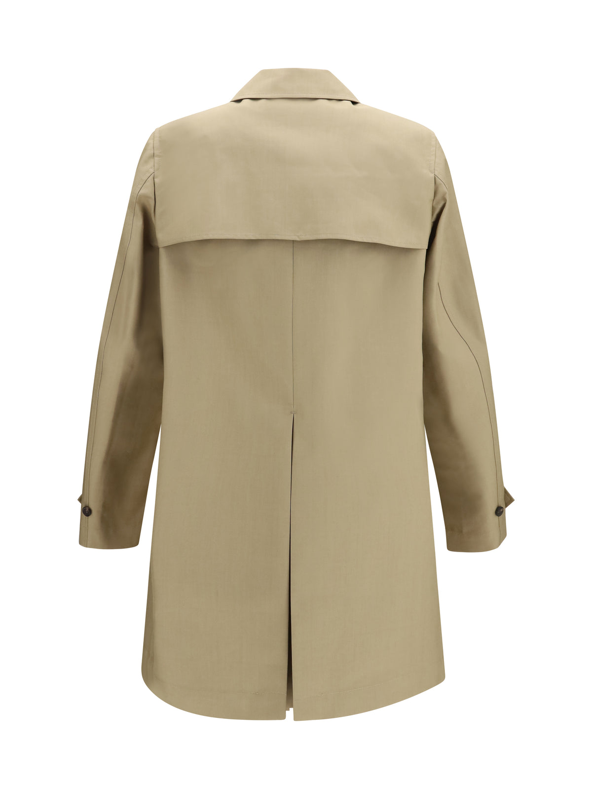 Fendi Men Mackintosh Fabric Trench FENDI