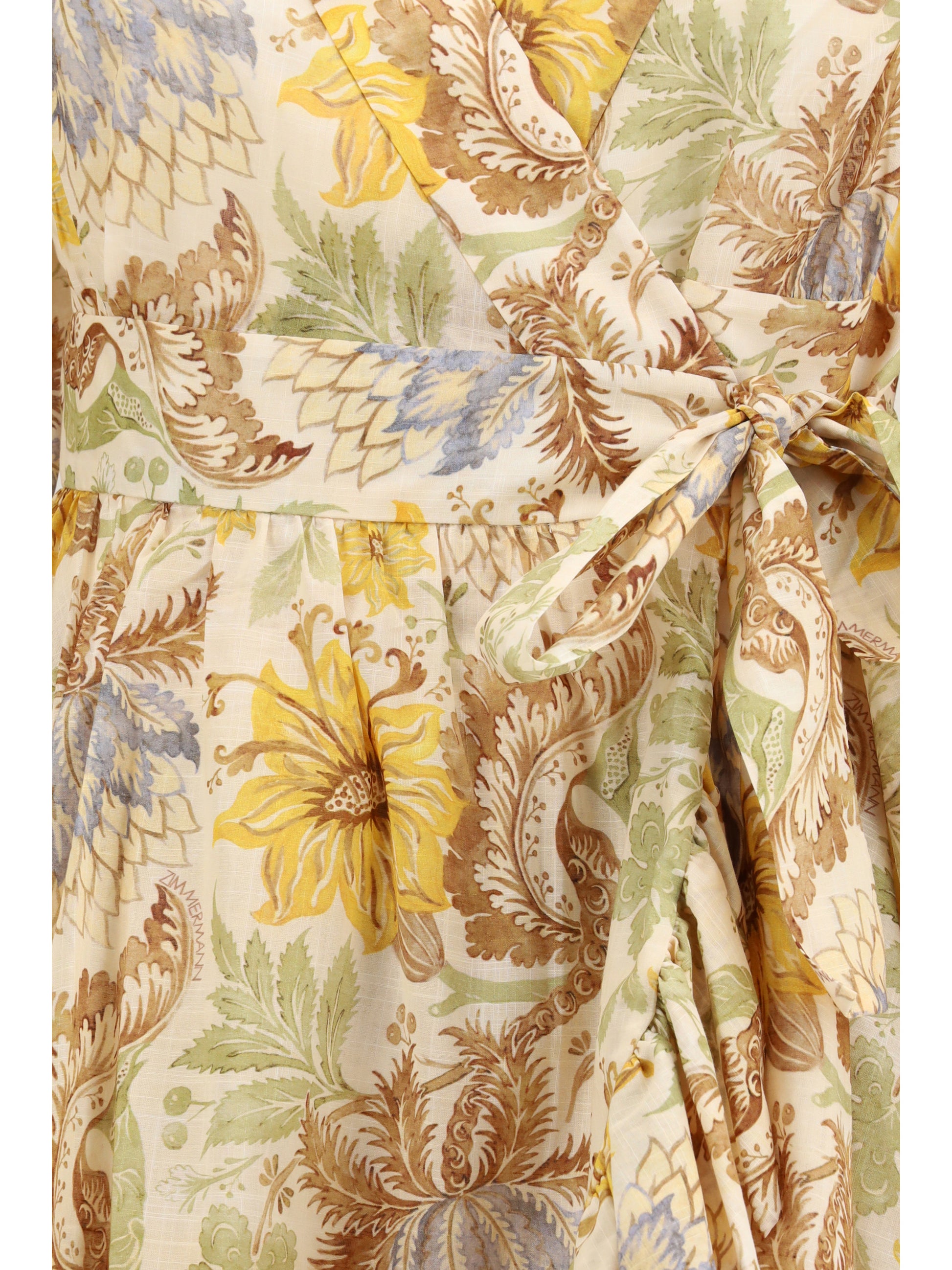 Zimmermann Women Daylight Wrap Mini Dress ZIMMERMANN
