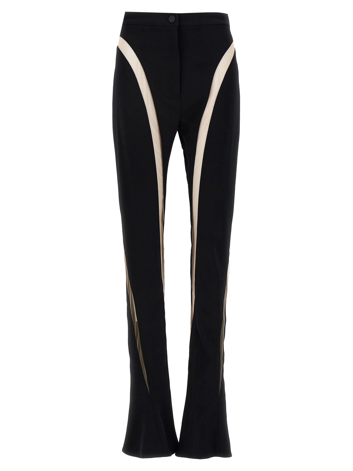Mugler Women Mesh Insert Leggings MUGLER